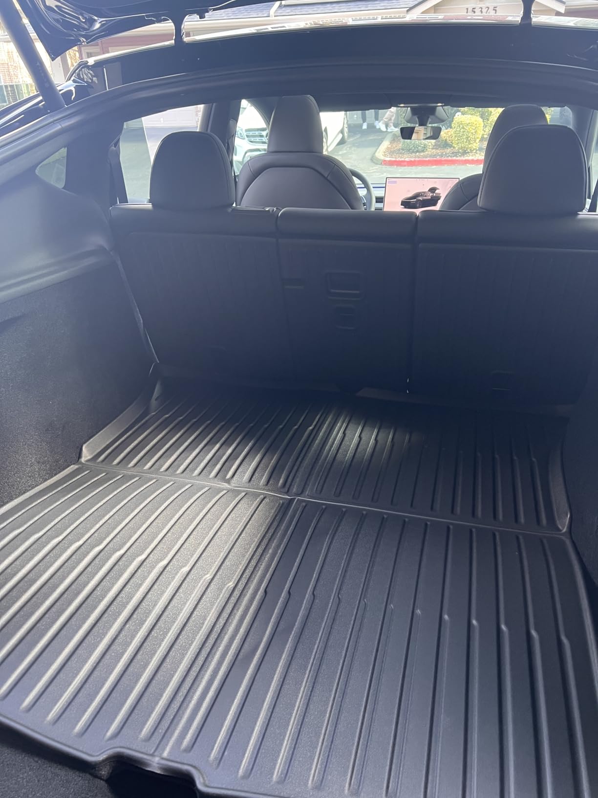 SUPER LINER Tesla Model Y Juniper 2025 2026 Floor Mats & Cargo Liners Full Set 10 PCS Extra-Thick TPE CabinProtect™ for 5-Seater customer photo 2