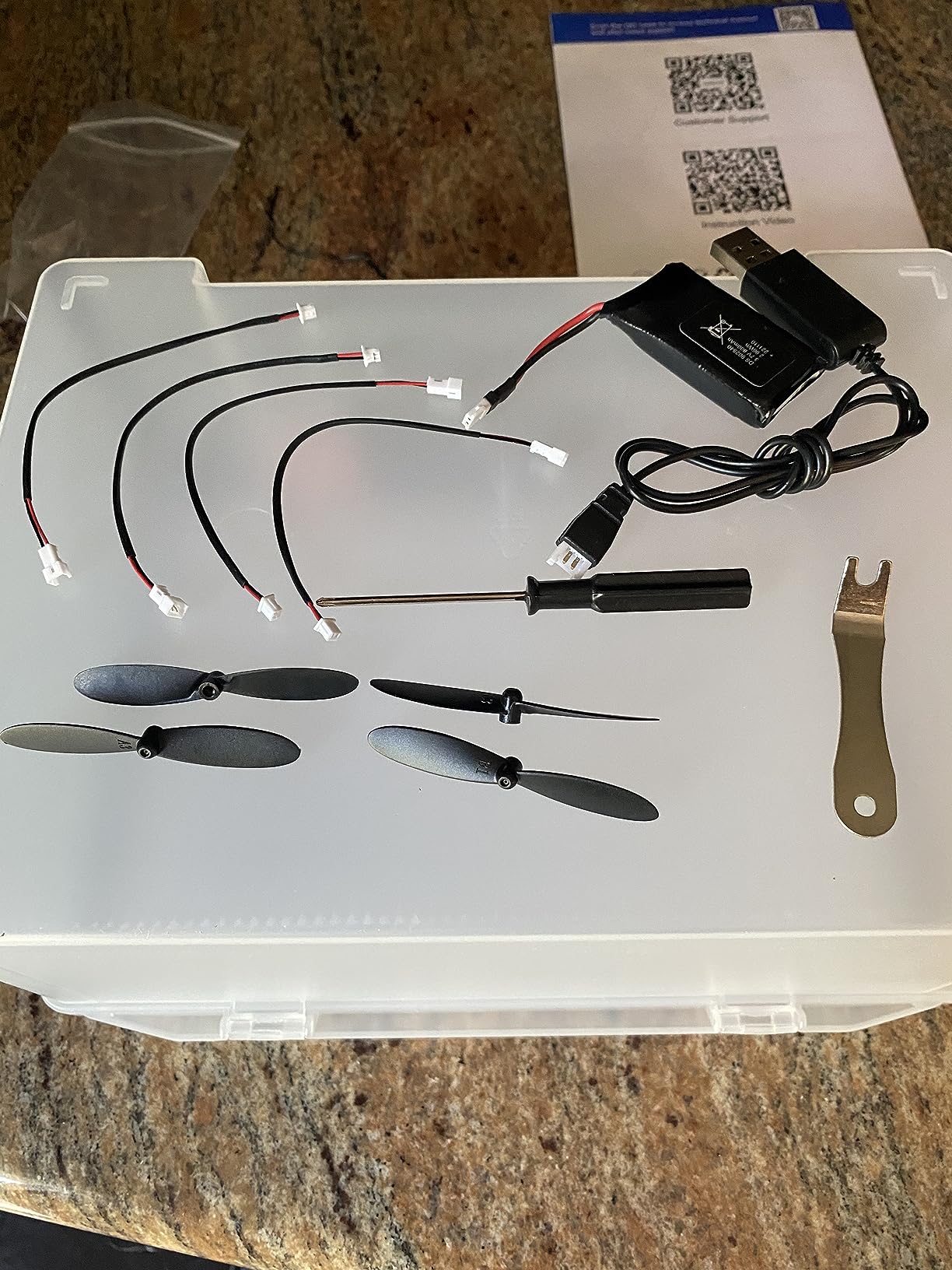 Mini Drone for Kids and Beginners, Creative 5-IN-1 DIY Drone Building Kits for Kids to Build Your Own Drones, 5 Different Designs, Altitude Hold, 3D Flips, Easy to Build and Fly customer photo 2