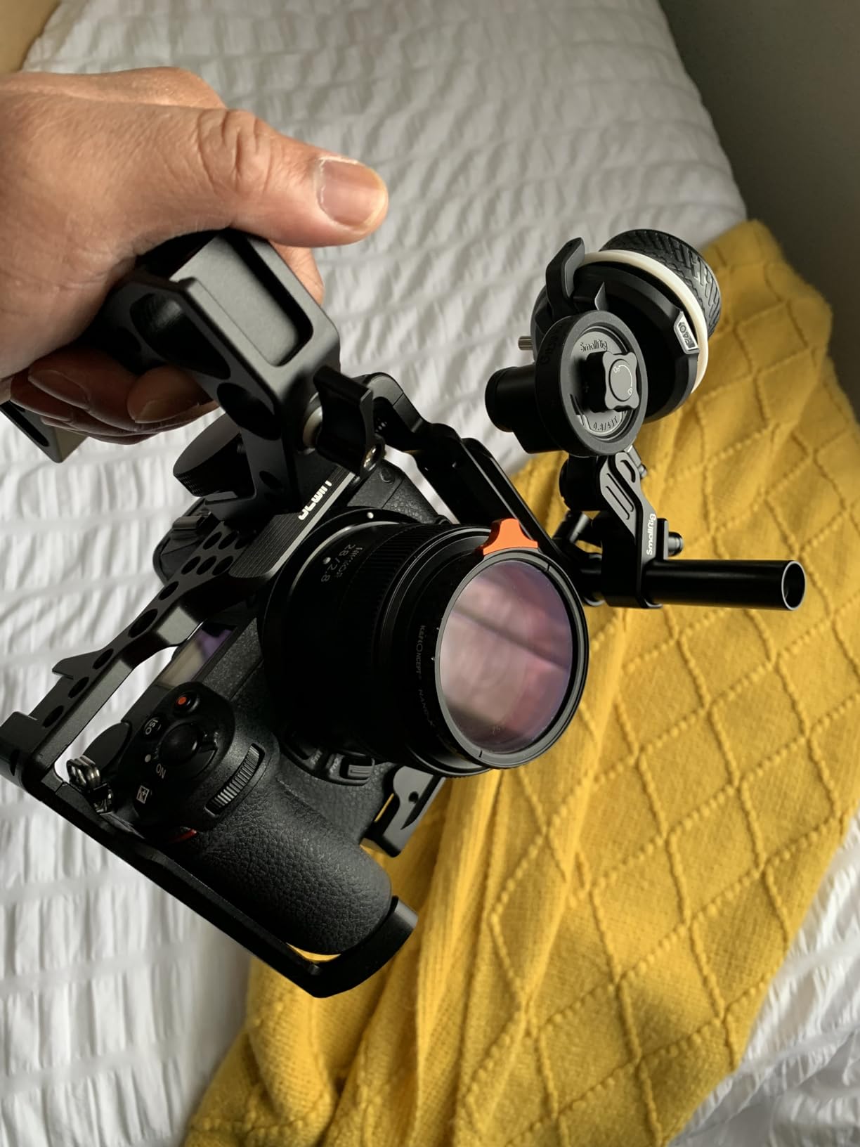 SmallRig F60 Modular Follow Focus with A/B Stops, Wide-Range (0.6kgf-1.8kgf) Stepless Damping Adjustment, 15mm Rod Clamp customer photo 2