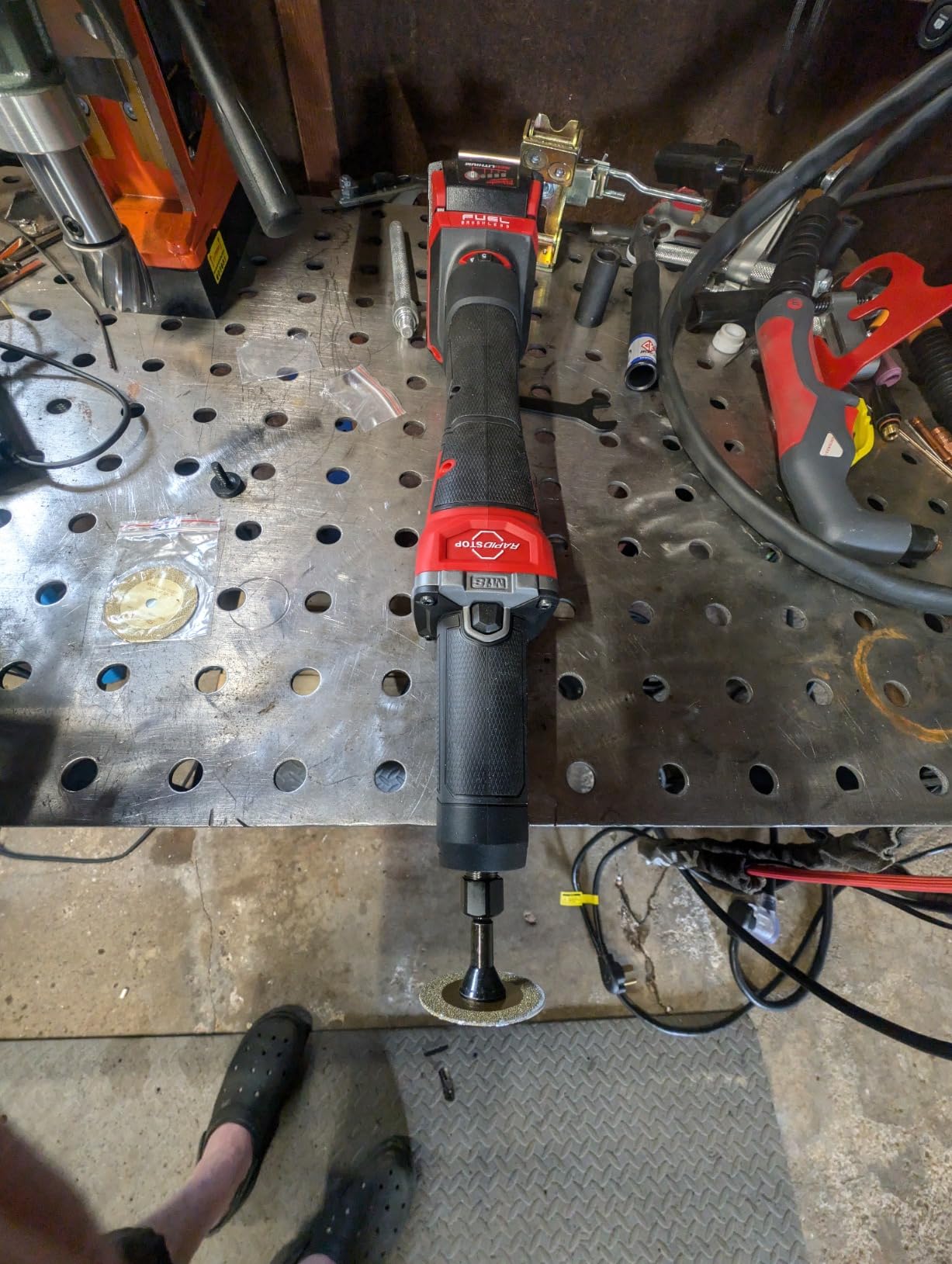 Milwaukee M18 FUEL Variable Speed, Braking Die Grinder, Paddle Switch w/ONE-KEY - No Battery, No Charger, Bare Tool Only customer photo 1