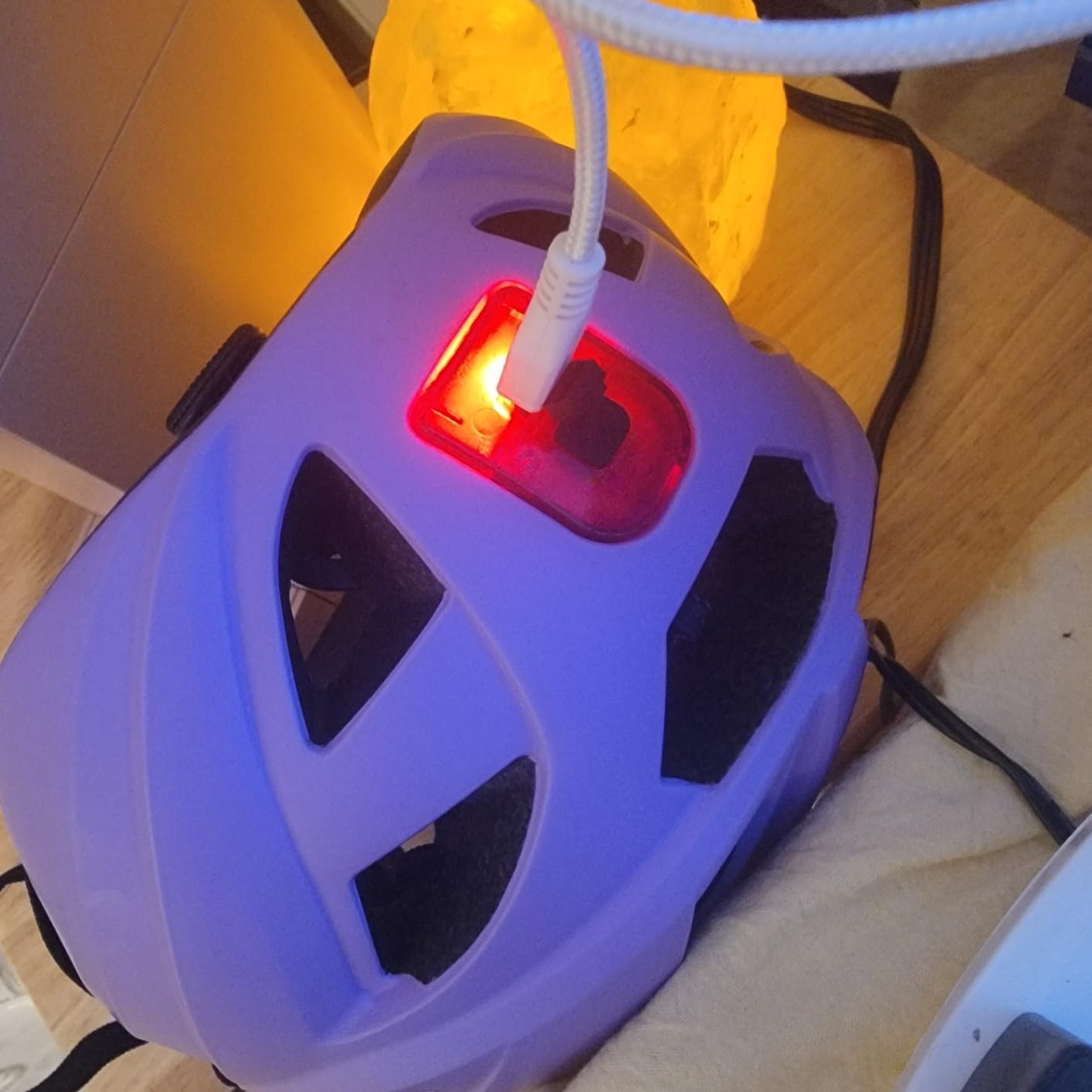 Bike Helmet Adult Urban: Bicycle Helmet for Men Women with USB Charge Detachable Taillight customer photo 2