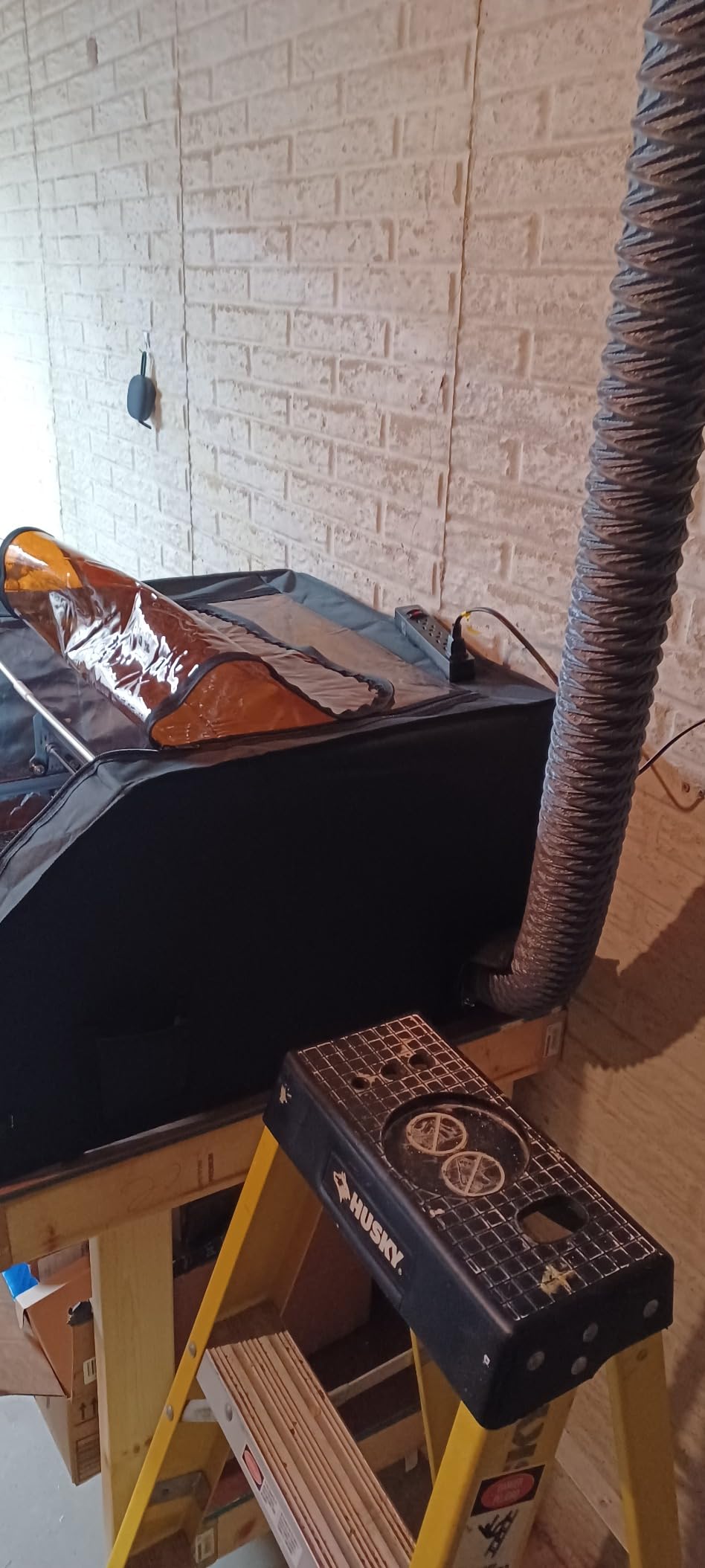 Official Laser Engraver Cover Tent, Fireproof and Dustproof Protective Enclosure with Exhaust Fan and Pipe for Most Laser Cutter customer photo 2