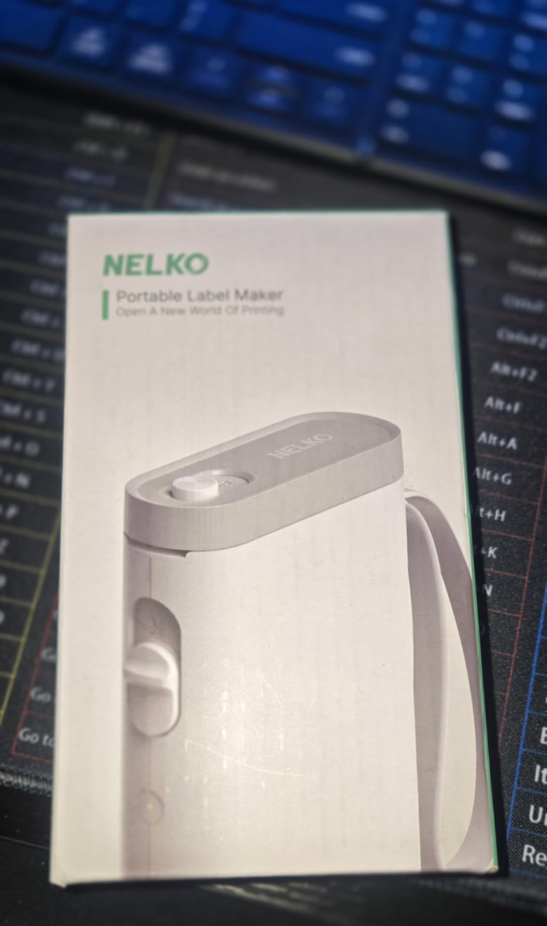 Nelko Label Maker Machine with Tape, P21 Bluetooth Label Printer, Wireless Mini Label Makers with Multiple Templates for School Office Home, White customer photo 2