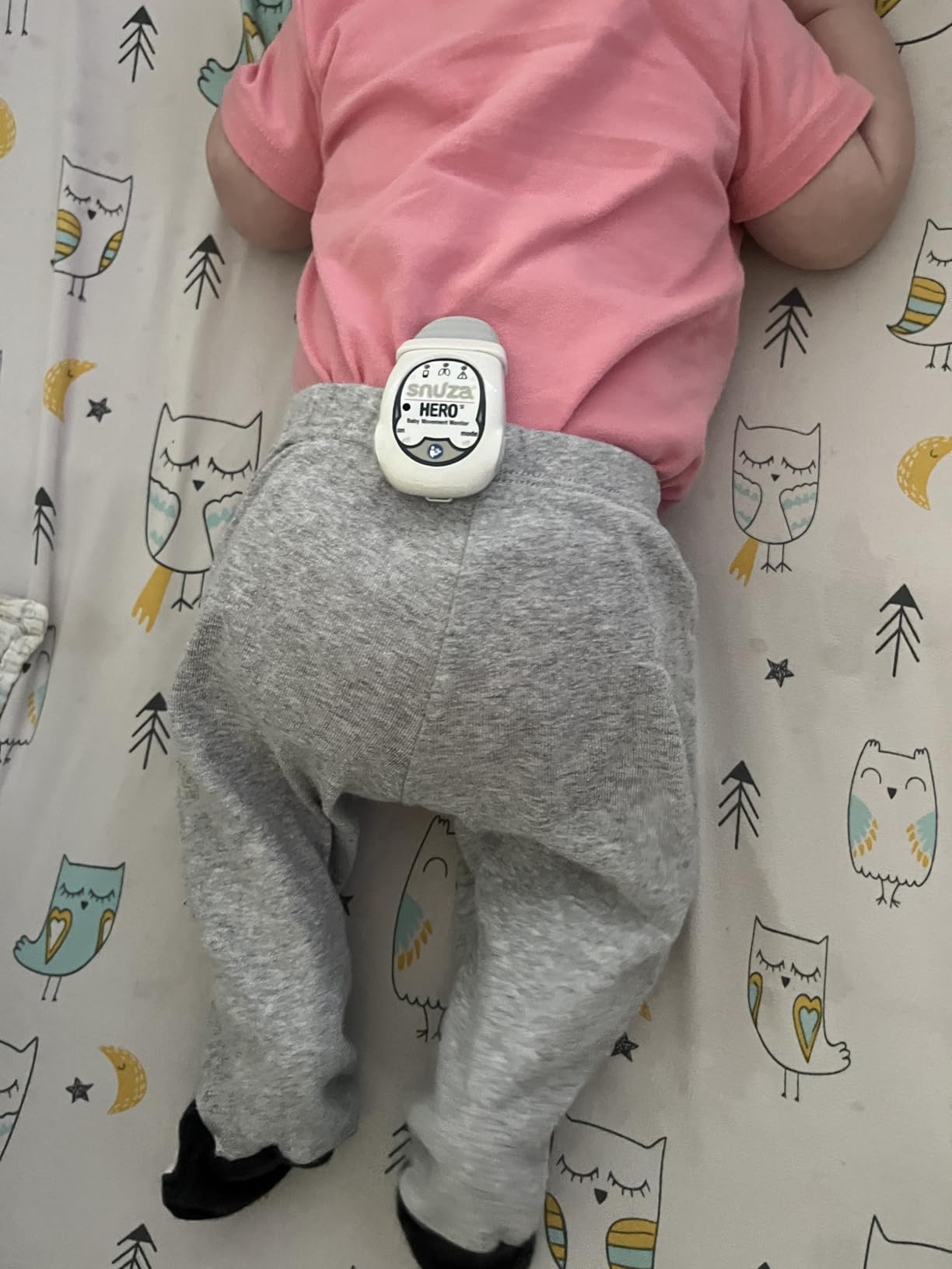 Snuza Hero Baby Movement Monitor with Patented Sensor Technology for Reliable Movement Monitoring and Alerts. No WiFi, Cords, or Sensor Pads, Portable and Easy to Set Up and Use. customer photo 1