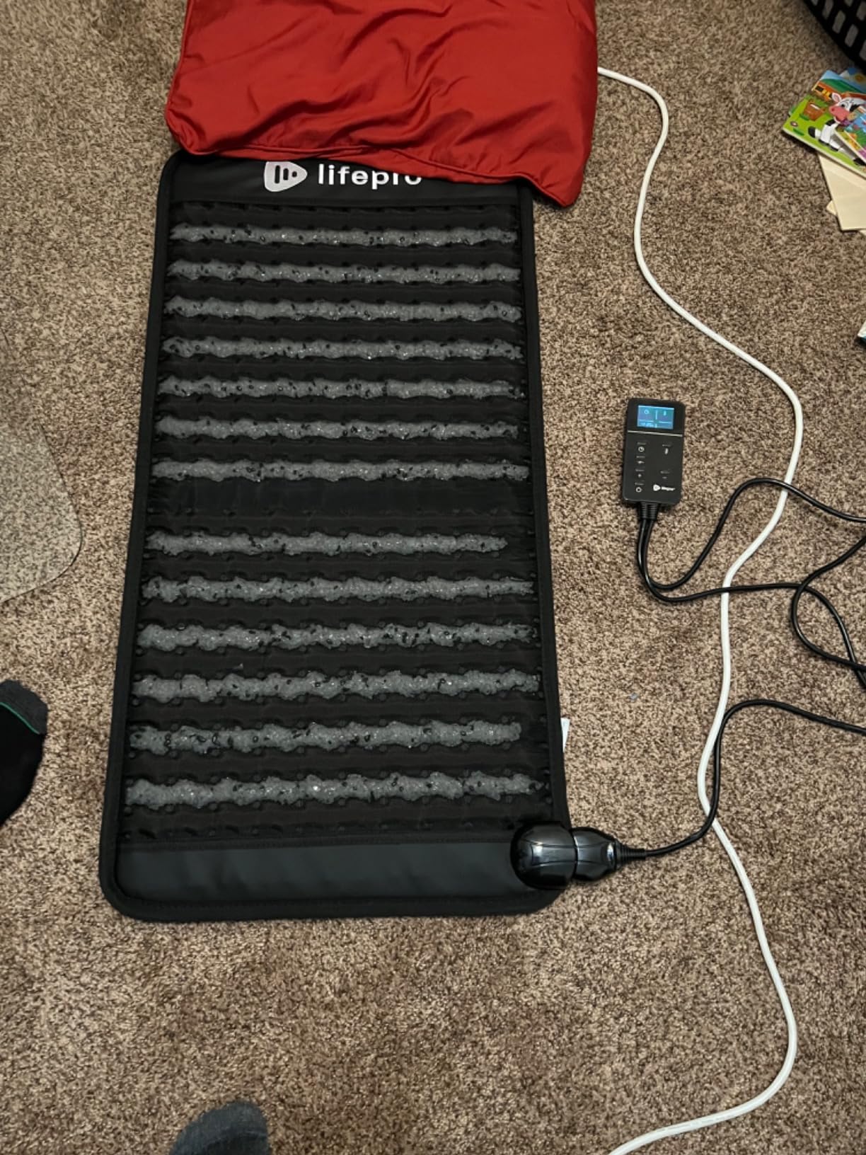 Lifepro Portable Far Infrared Heating Mat - Mat with Far Infrared Heating Pads -Therapy Device for Back, Mood, Energy, and Recovery customer photo 2