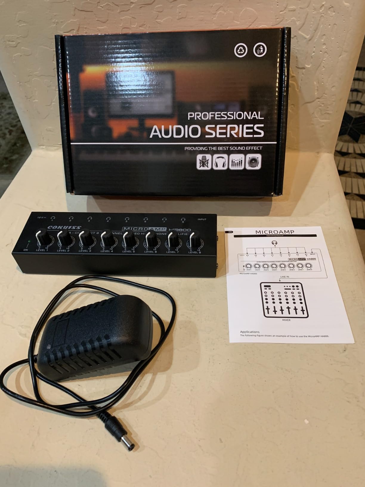 COKYISS 8-Channel Headphone Amplifier customer photo 2