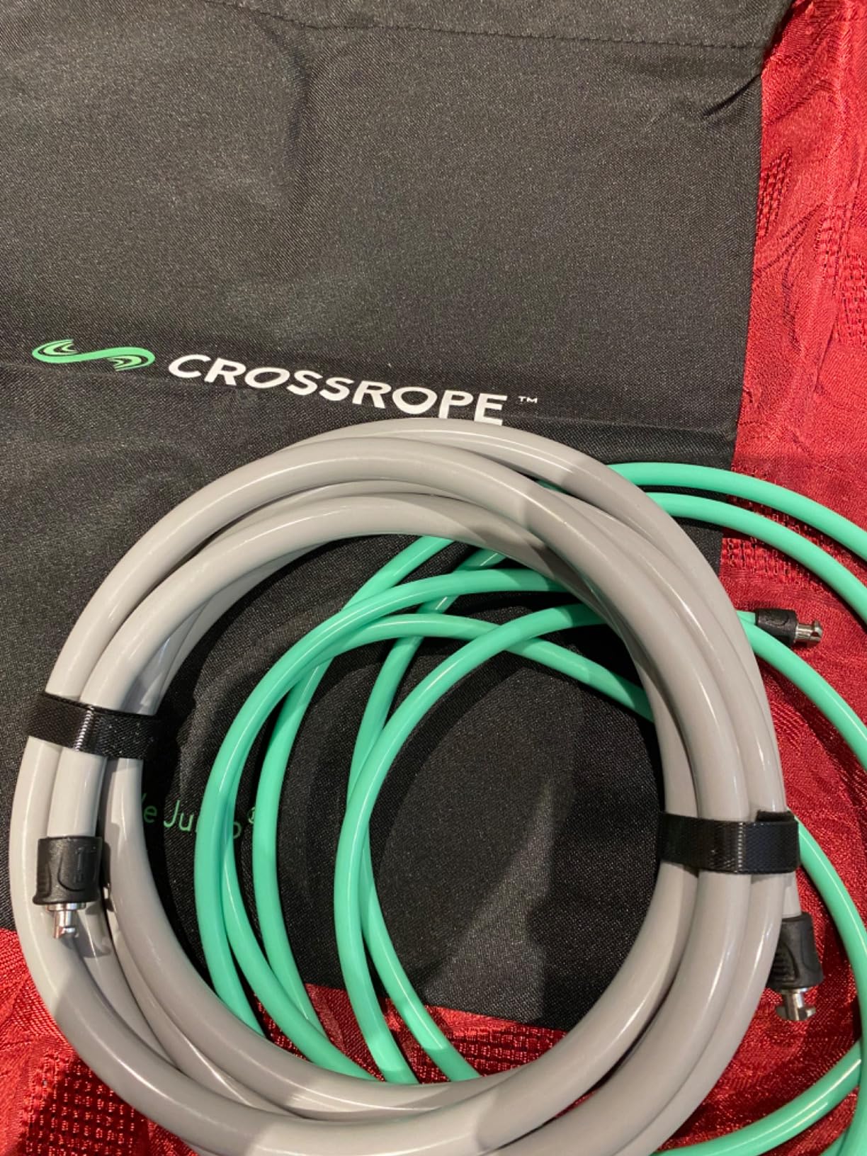 Crossrope AMP 2.0 Smart Jump Rope Set with 1/4 LB, 1/2 LB & 1LB Jump Ropes - Bluetooth-Connected, High-Intensity Jump Rope Fitness Training for High Calorie Burn and Cardio - Membership Required customer photo 2