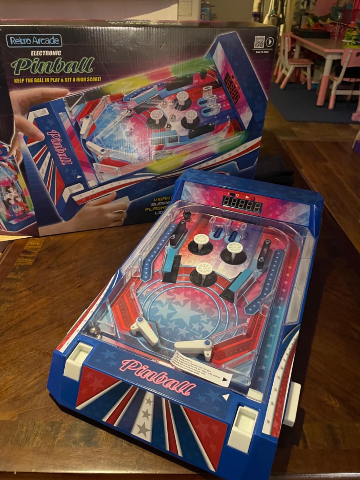 Merchant Ambassador Retro Arcade Electronic Pinball - Tabletop Game customer photo 2