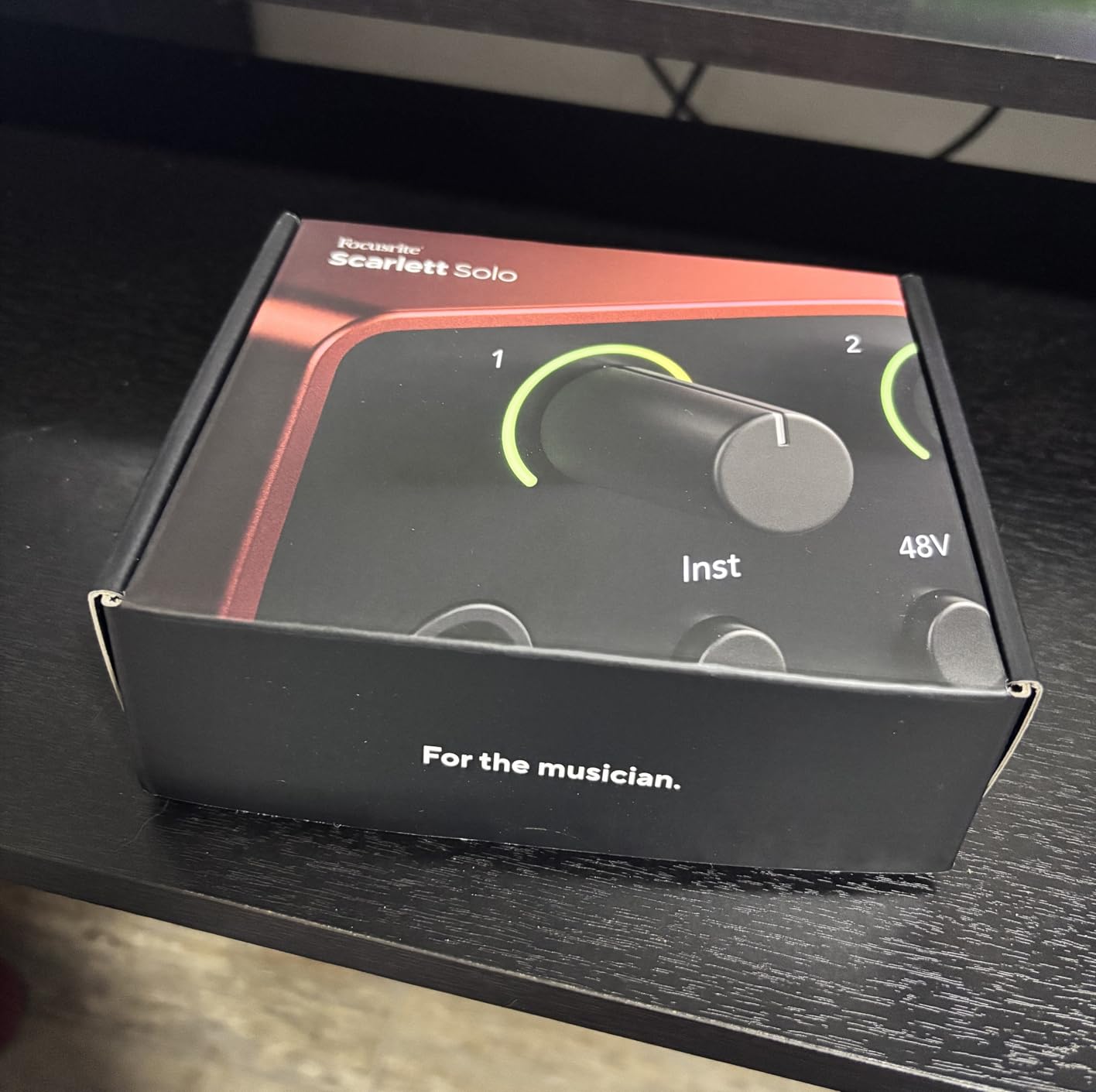 Focusrite Scarlett Solo 4th Gen USB Audio Interface customer photo 1