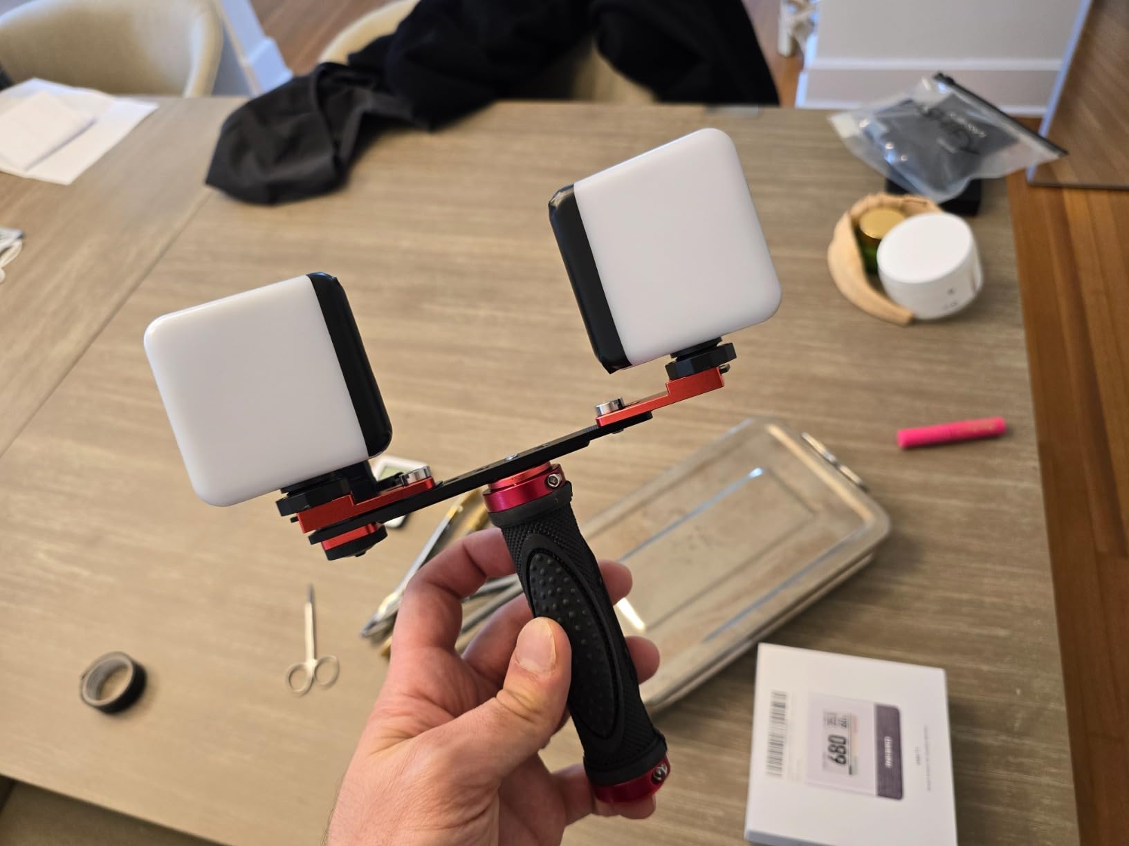 Dental Photography Aid, Oral Cell Phone Camera Fill Light Brightness Led Video Light Studio Lighting Kit for Home, Salon, Hospital customer photo 2