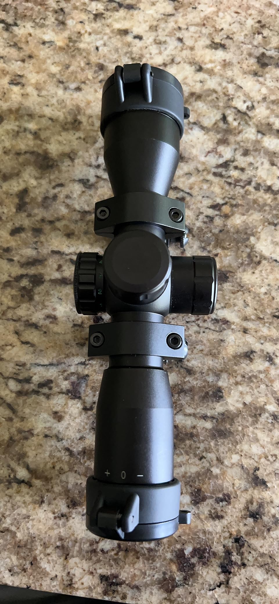 CVLIFE 4x32 Crossbow Scope, Red Green Illuminated Compact Crossbow Scopes for Hunting 20-100 Yards, Circles and Rangefinder Etched Glass Reticle Optic customer photo 2