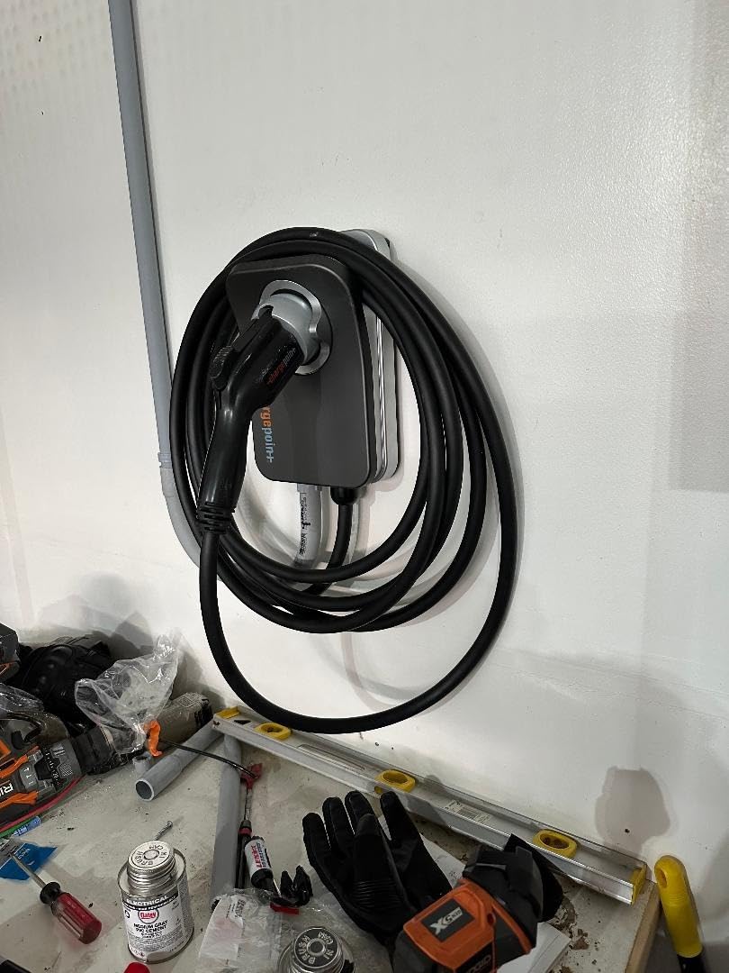 ChargePoint HomeFlex Level 2 EV Charger J1772 - Fast Smart Battery Power Charging at Home for Electric Automobile Vehicles - Hardwired for Electric Car customer photo 1