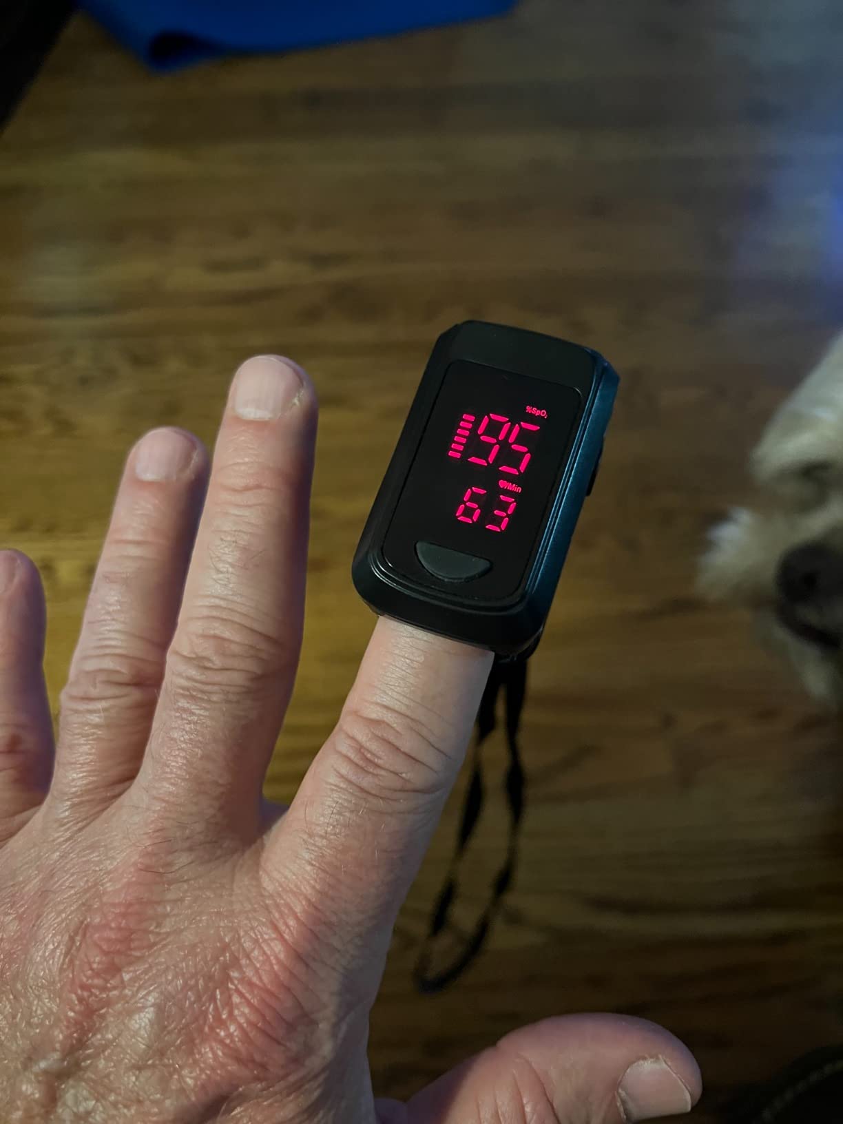 Pulse Oximeter Fingertip- Mini Oximeter Oxygen Saturation Monitor for SpO2/Heart Rate/PI, with Auto Graph Display customer photo 2