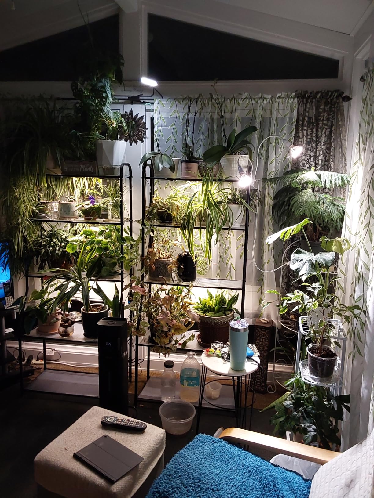 Grow Light, 40W Ultra-Thin Panel Grow Lights for Indoor Plants, 316LEDs Full Spectrum Grow Lights for Under Cabinet Plant, Grow Lamp with 3/9/12H Timer, 10 Dimmable Levels for Plants Growing (4pcs) customer photo 1