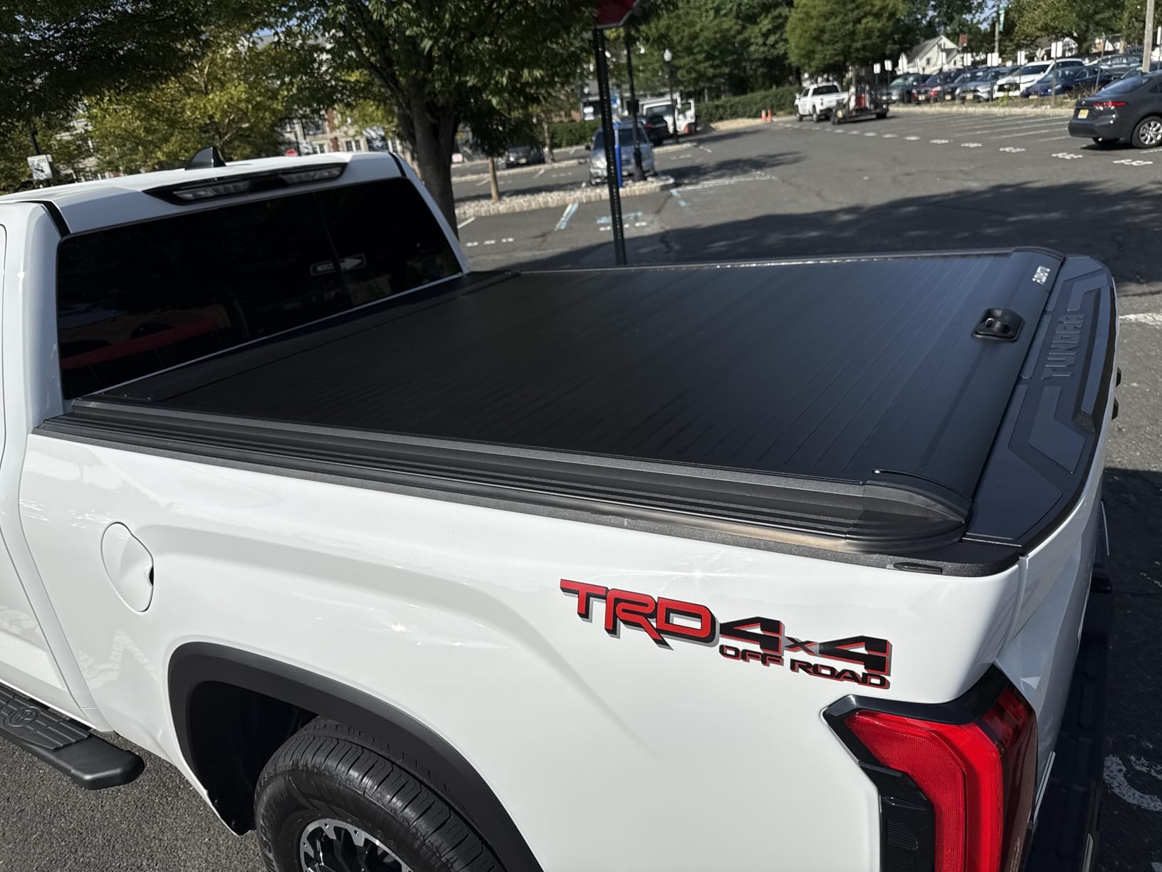 Retractable Hard Tonneau Cover Fits 2014-2026 Toyota Tundra Truck Bed with Deck Rail System 5.5 FT customer photo 1