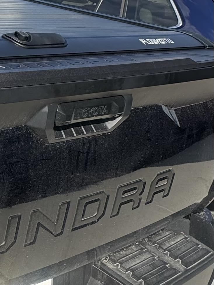 Retractable Hard Tonneau Cover Fits 2014-2026 Toyota Tundra Truck Bed with Deck Rail System 5.5 FT customer photo 2