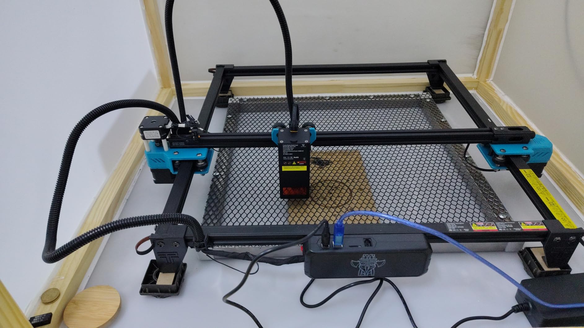 Twotrees TTS-20 Pro Laser Engraver, 20000mW Laser Engraver Machine and Cutter, Ideal for DIY Laser Engraving Projects. Processes Wood, Metal, Acrylic, and Glass 27.4-inch x 23.4-inch Laser Cutter customer photo 1