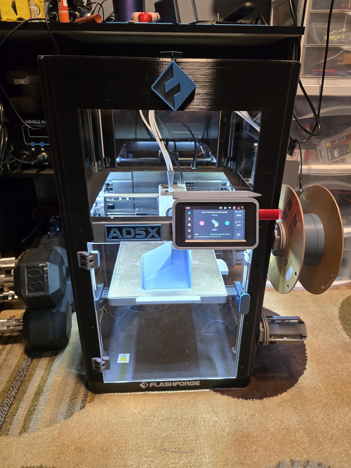 FLASHFORGE Adventurer 5M 3D Printer with Fully Auto Leveling System, Max 600mm/s High-Speed, 280C Quick-Detach Nozzle customer photo 1