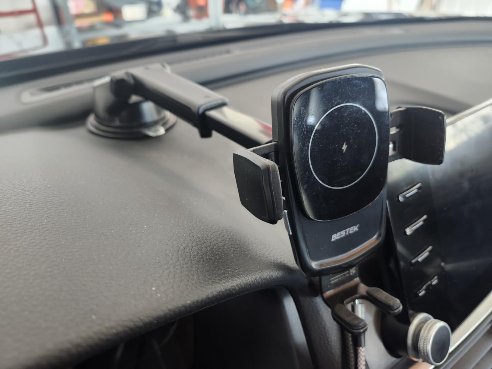 Wireless Car Charger, Fast Charging Phone Holder 3 in 1 Phone Mount Auto Clamping Car Accessories Compatible with iPhone 17 16 15 14 13 12 11 Xs XR, Samsung S23 Ultra S22 S21 S20/S10+ S9+ Note 9 customer photo 2