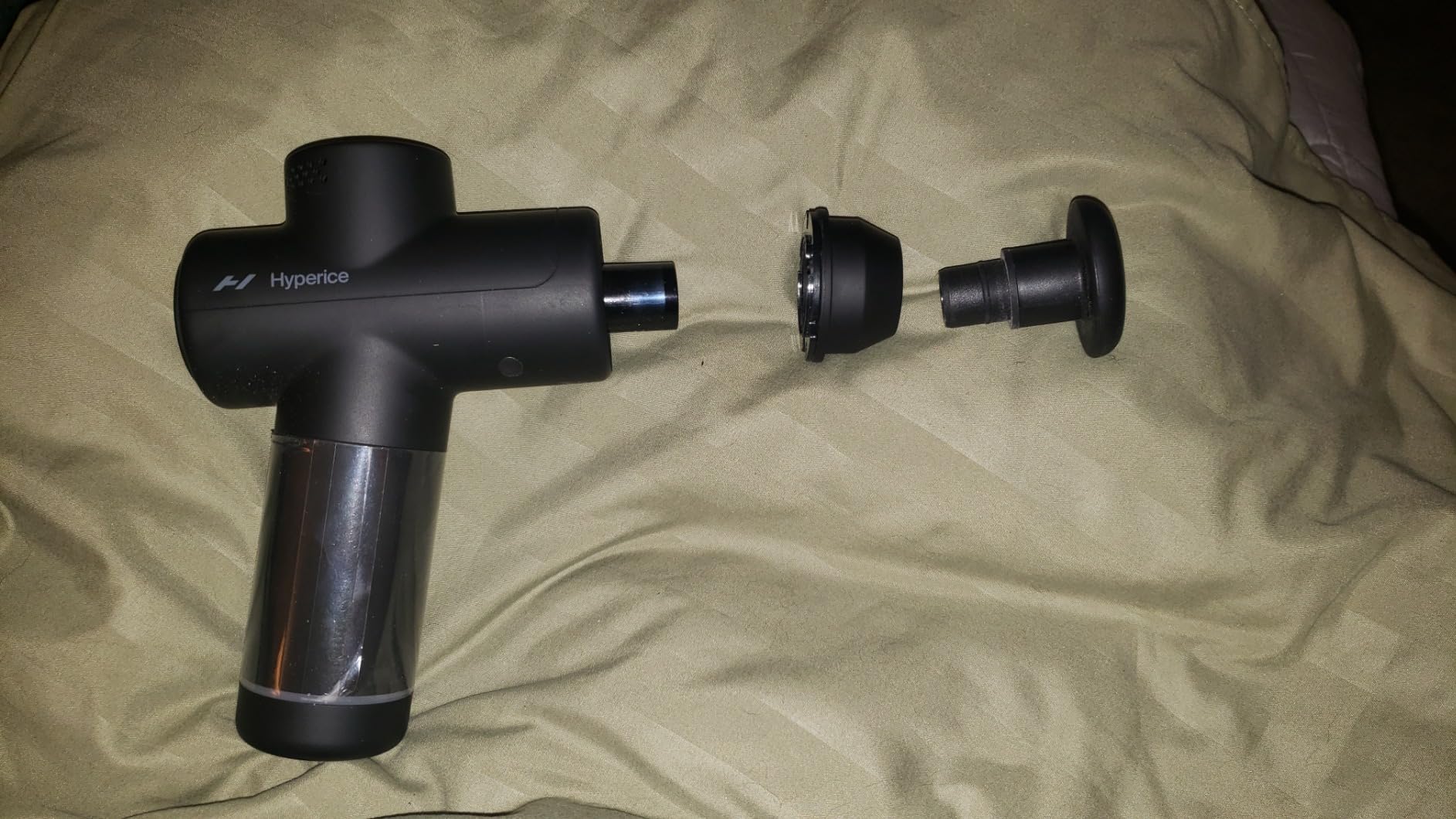 Hypervolt Go 2 - Black - Featuring Quiet Glide Technology - Handheld Percussion Massage Gun - 3 Speeds, 2 Interchangeable Heads - Helps Relieve Sore Muscles and Stiffness customer photo 2