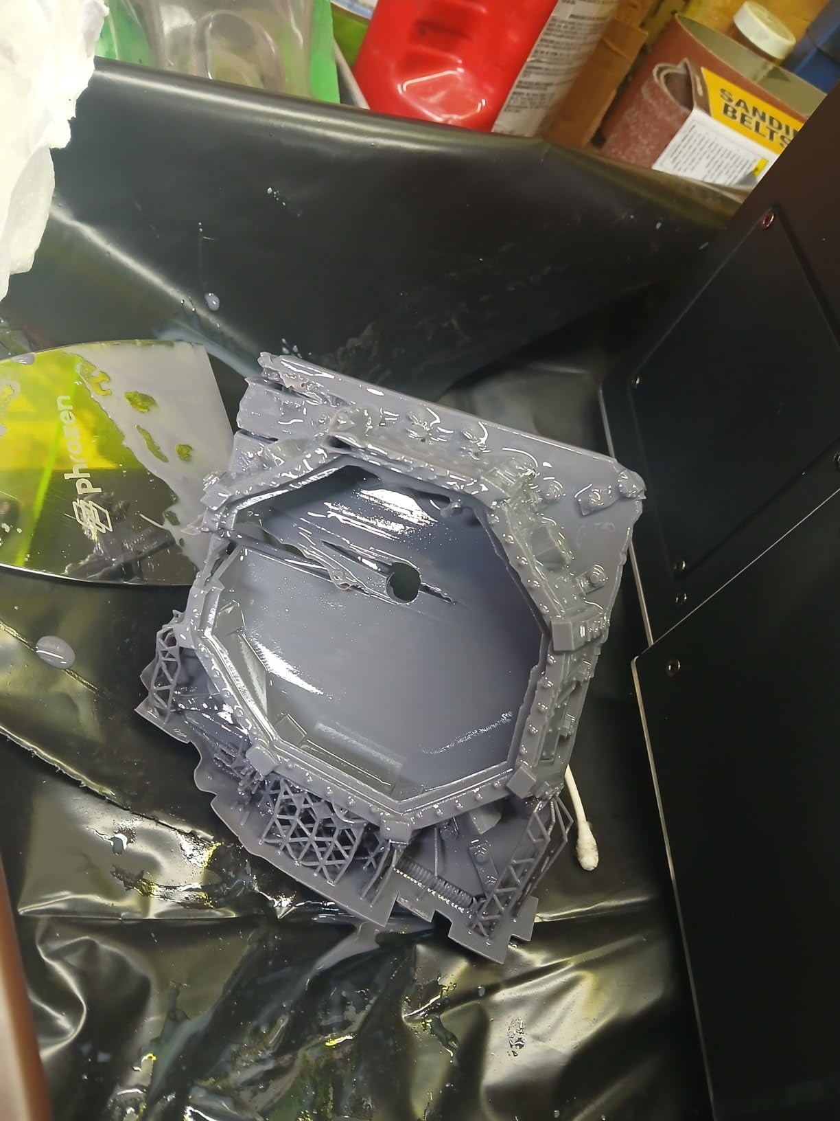 Phrozen Sonic Mega 8K S LCD/MSLA Resin 3D Printer, 43 µm High Resolution, 15 inch Mono LCD Screen, Fast Production Accurate Details, Large Printing Size L12.99xW7.28xH11.81 Printing Volume customer photo 1