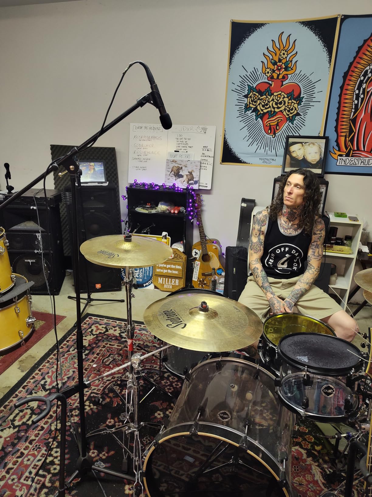 Phenyx Pro PDM35 Overhead Condenser Microphone, Cardioid Microphone with Wide Frequency Response Range, XLR Connector, Pencil Stick Condenser Mic for Hi-Hat, Percussions, and String Instruments customer photo 1