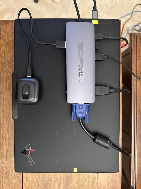 Anker Laptop Docking Station 3 Monitors, 14 in 1 USB C Hub, Triple Display USB C Docking Station with Dual 4K HDMI, 1080p VGA, 80W PD, USB-A/C Data Ports for Dell XPS and More customer photo 1