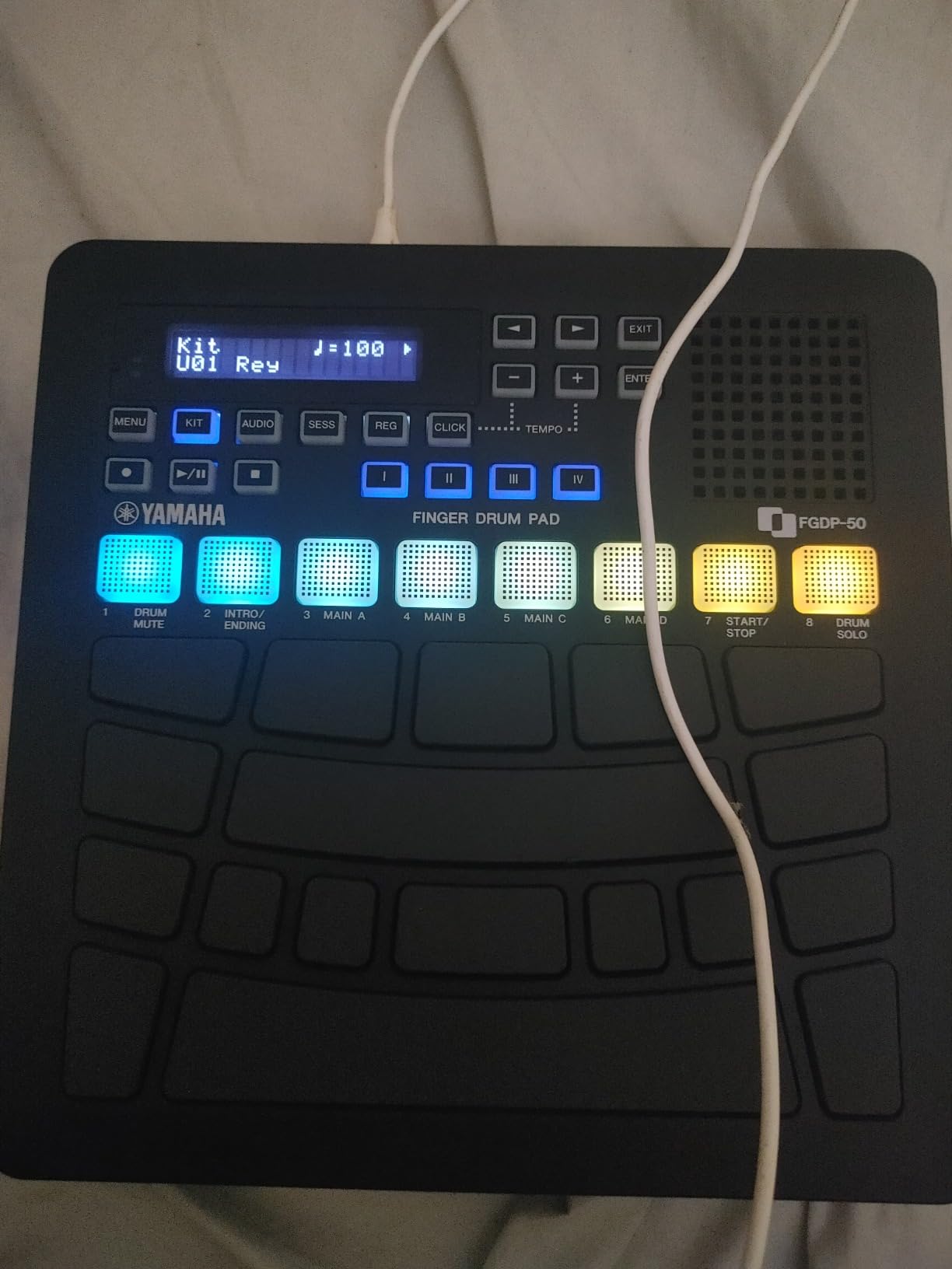 Yamaha Finger Drum Pad - Compact Electronic Drum Pad with Built-In Sounds, USB FGDP-30 customer photo 2