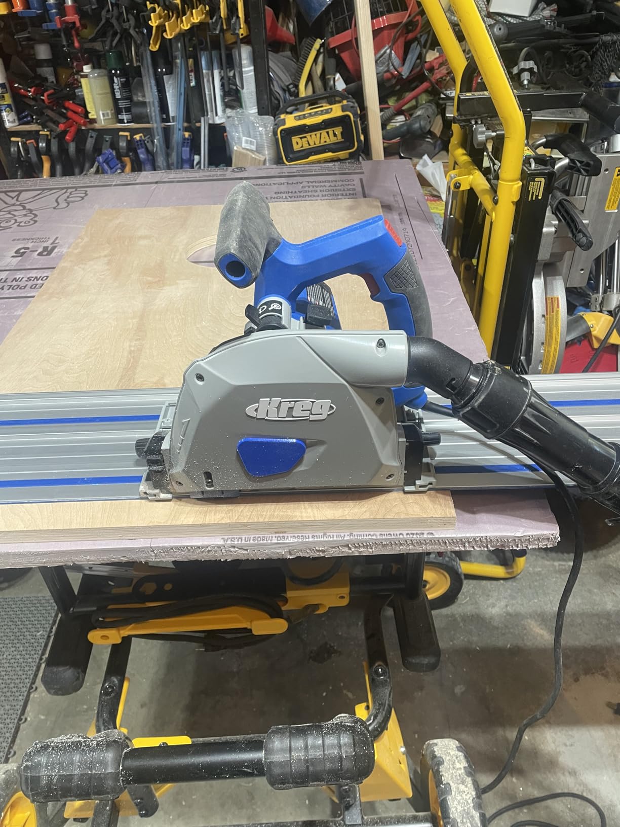 Kreg Adaptive Cutting System Plunge Saw - Plunge Circular Saw - Adjustable Track Saw customer photo 1