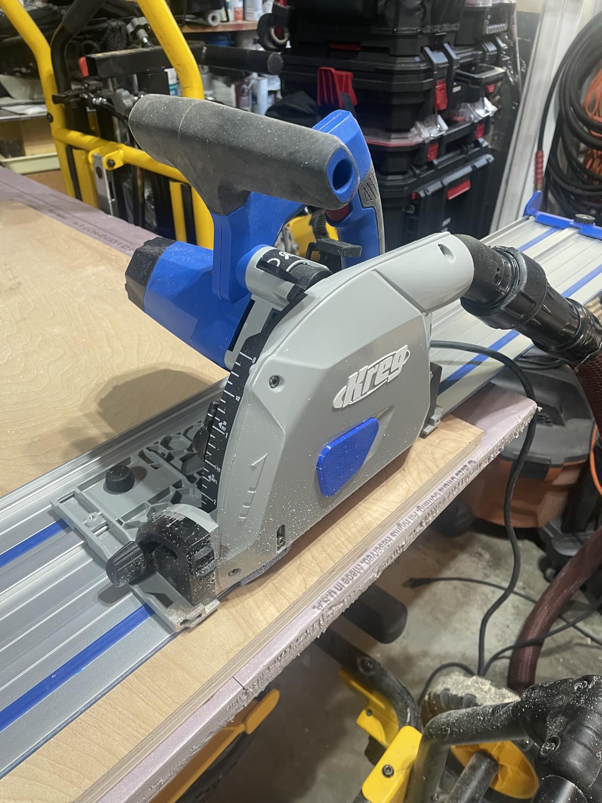 Kreg Adaptive Cutting System Plunge Saw - Plunge Circular Saw - Adjustable Track Saw customer photo 2