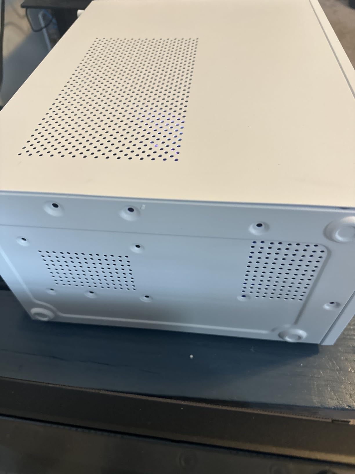 Matx Case:High Airflow Micro ATX Case, Support MATX, Mini-ITX, Micro ATX Case Slim with USB3.0x1 I/O Port, Black with 80MM Fans customer photo 1