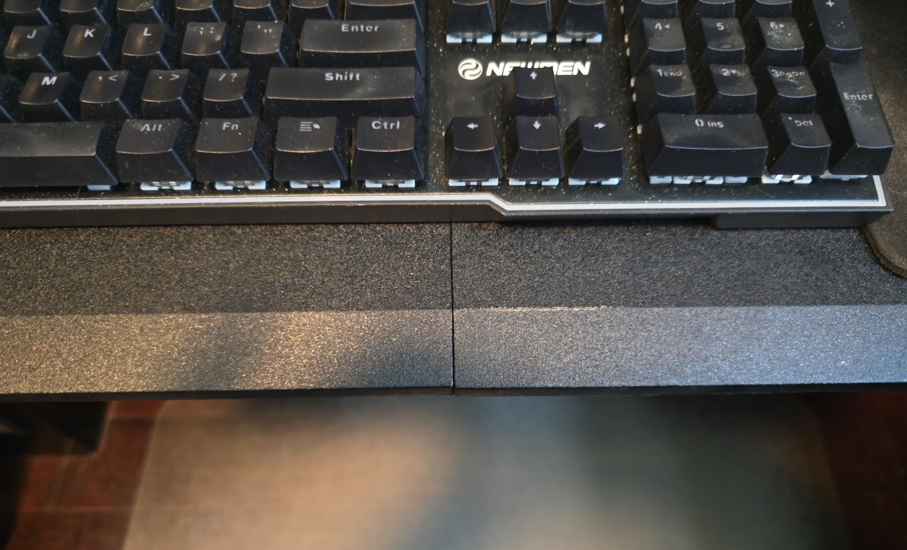 HUANUO Keyboard Tray Under Desk, Pull Out Keyboard Tray with C Clamp Mount, 26.5