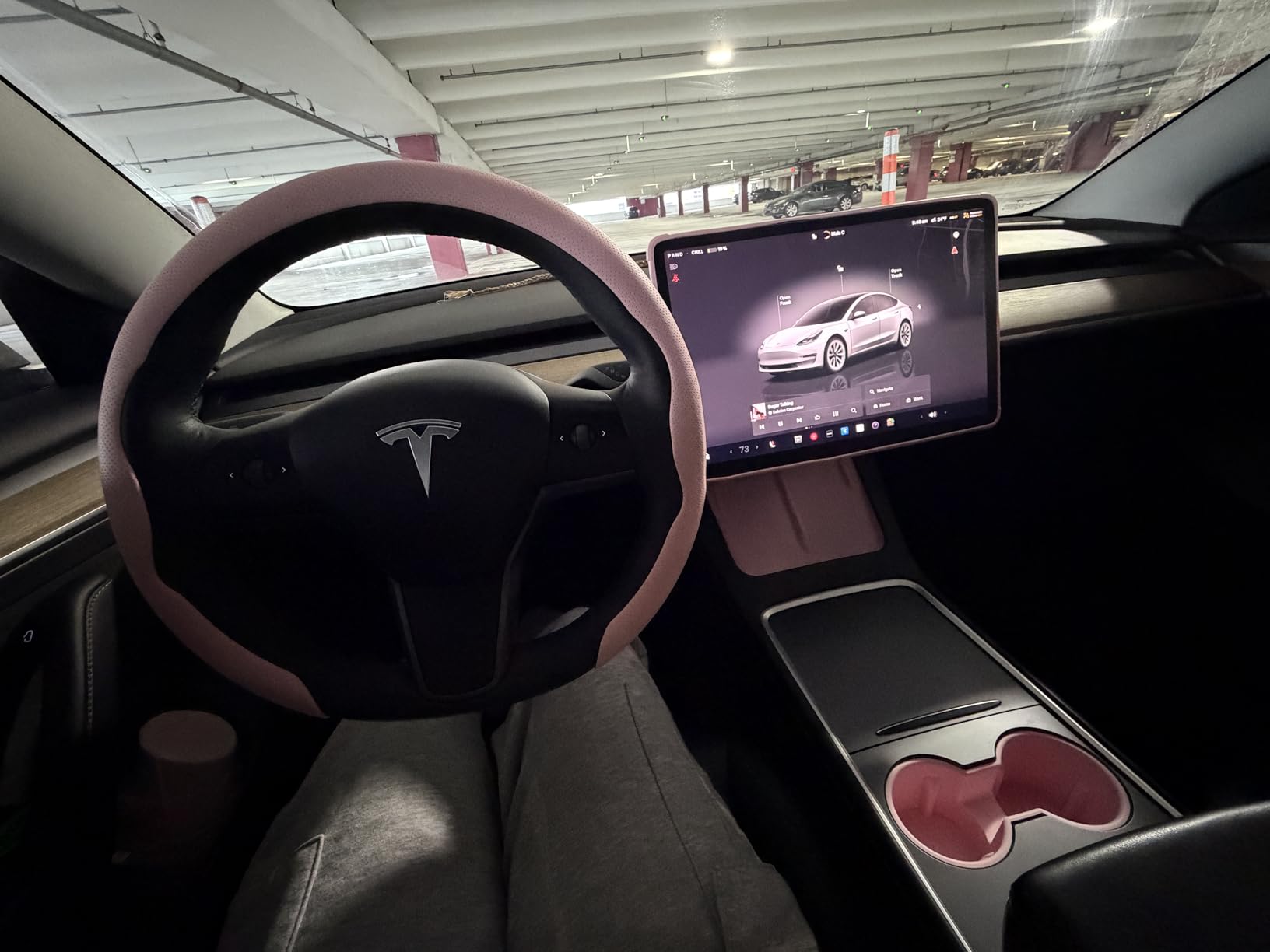 Spigen Tempered Glass Screen Protector [GlasTR EZ FIT] designed for Tesla Model 3 (2024/2025/2026), Model Y (2024-2025), Model Y Standard 2026 15.4