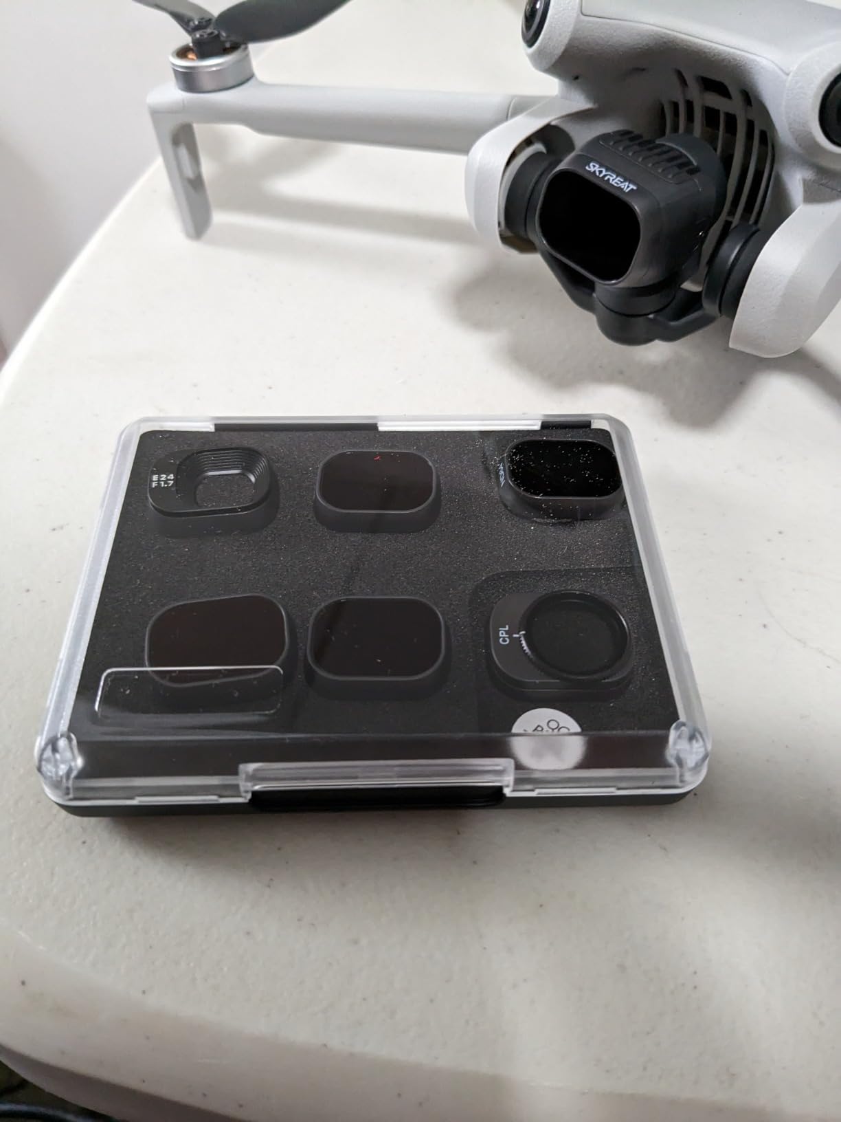 SKYREAT ND Filters Set for DJI Mini 4 Pro Accessories, 6 Pack-(CPL, ND8, ND16, ND32, ND64, ND128) customer photo 1