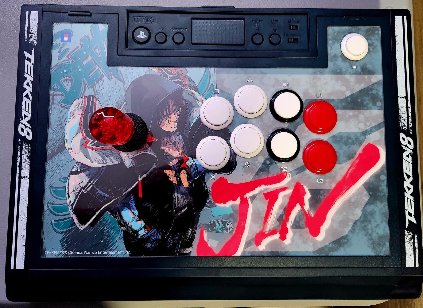HORI PlayStation 5 Fighting Stick Alpha (TEKKEN 8 Edition) - Tournament Grade Fightstick for PS5, PS4, PC - Officially Licensed by Sony customer photo 2