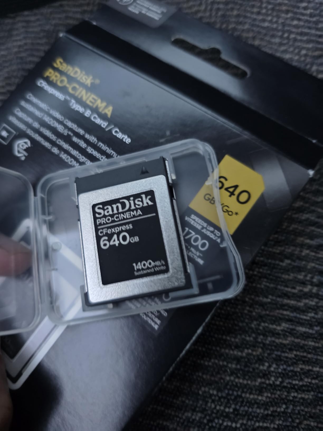 SanDisk 320GB PRO-Cinema CFexpress Type B Memory Card customer photo 1