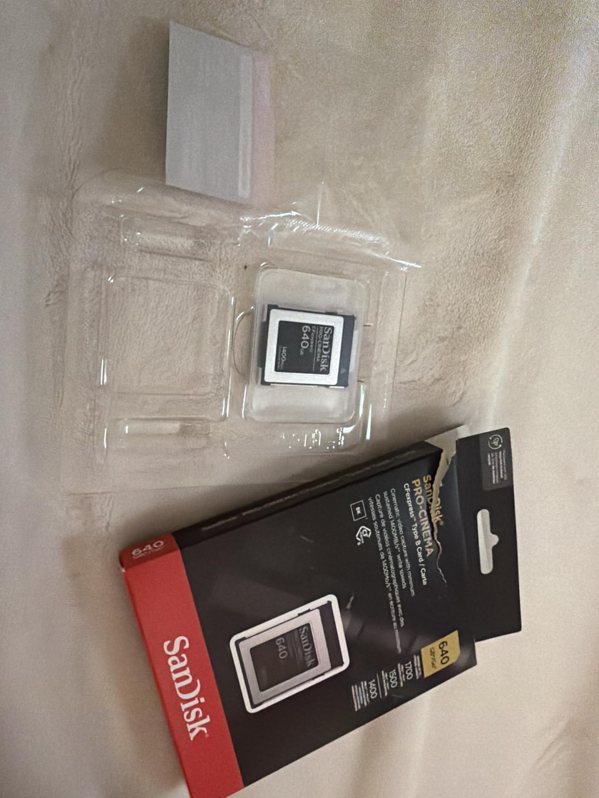 SanDisk 320GB PRO-Cinema CFexpress Type B Memory Card customer photo 2
