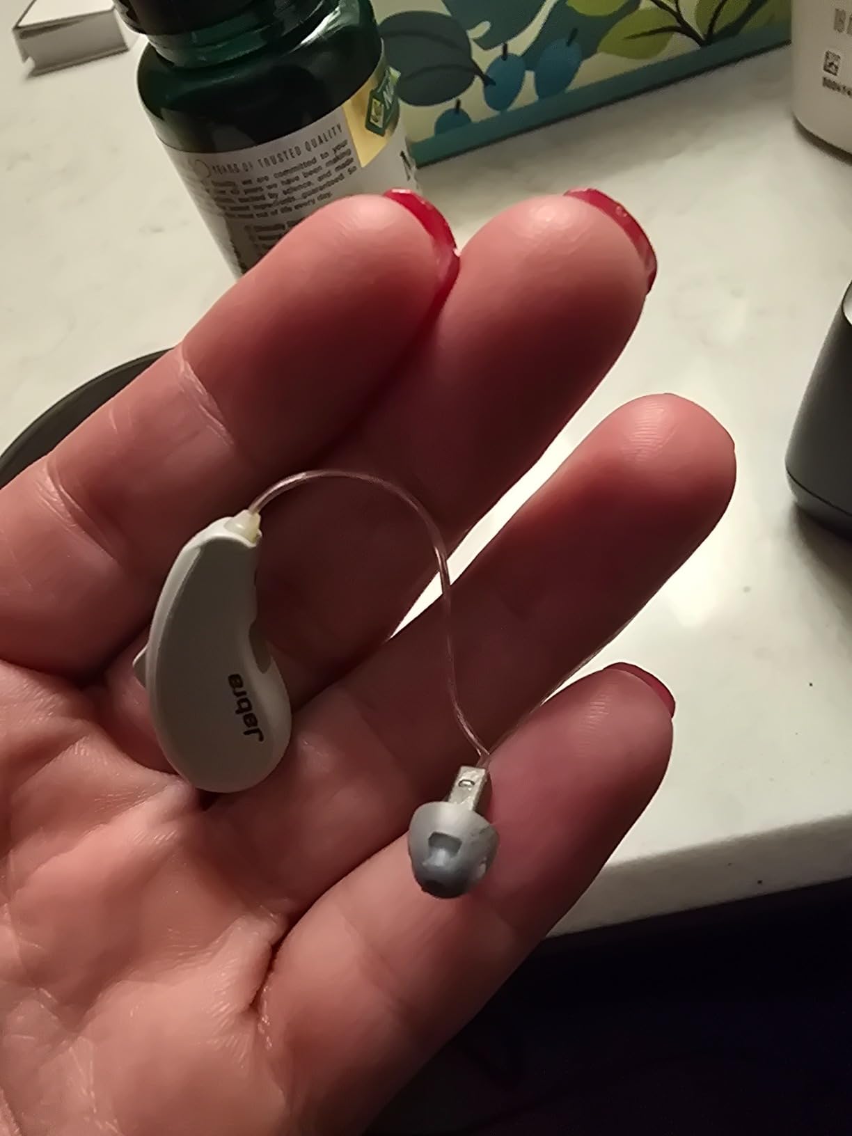 Jabra Enhance Select 50R Clinic-Quality OTC Hearing Aids, Audiology Services Included, Bluetooth Streaming for Calls, Music, Media (iOS/Android), Nearly Invisible & Comfortable, Grey customer photo 1