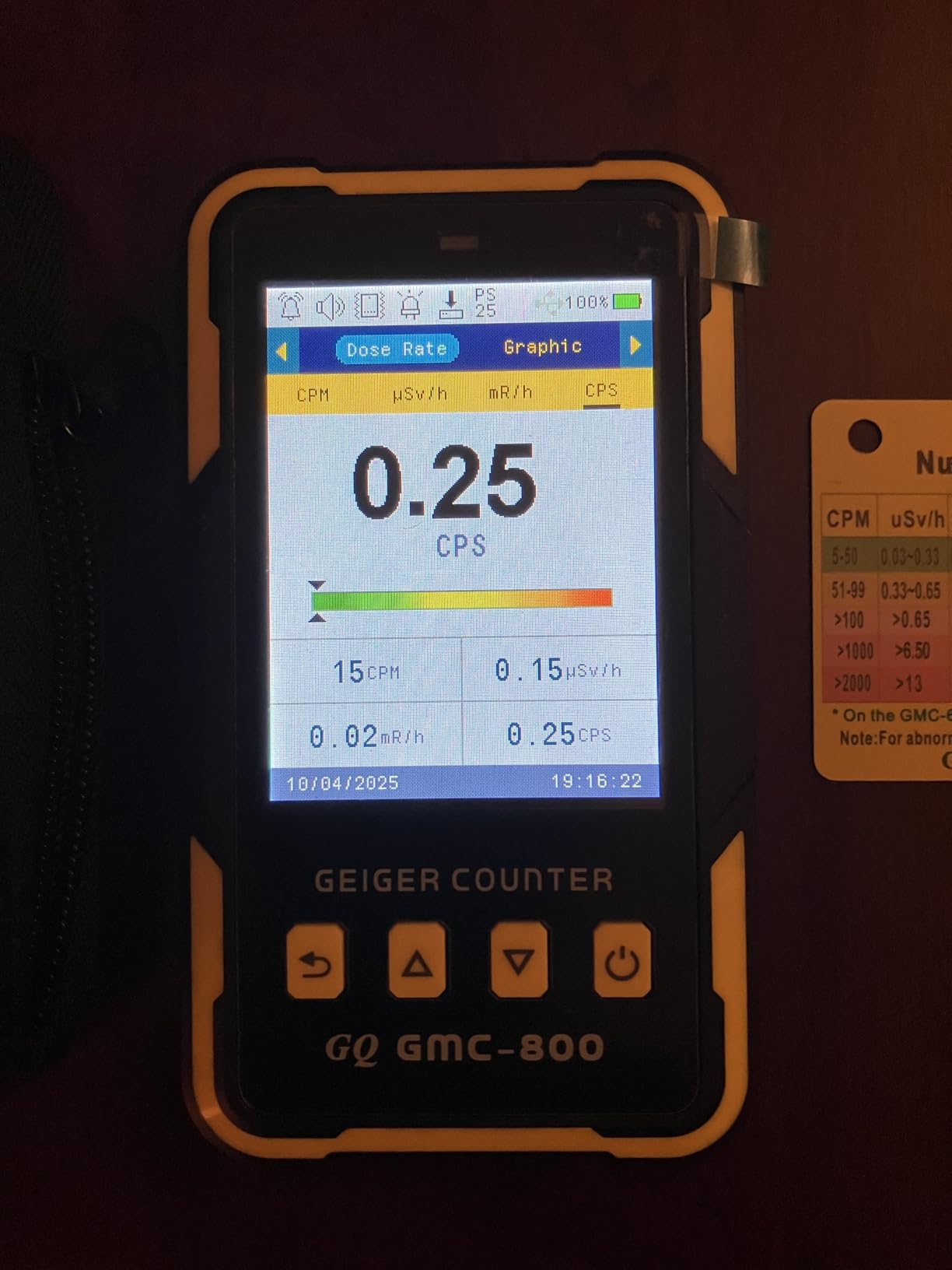 Nuclear Radiation Detector GQ GMC-800 Geiger Counter USA Design Product US National Standard Large Color LCD Display 5 Alarm Types Dosimeter customer photo 2