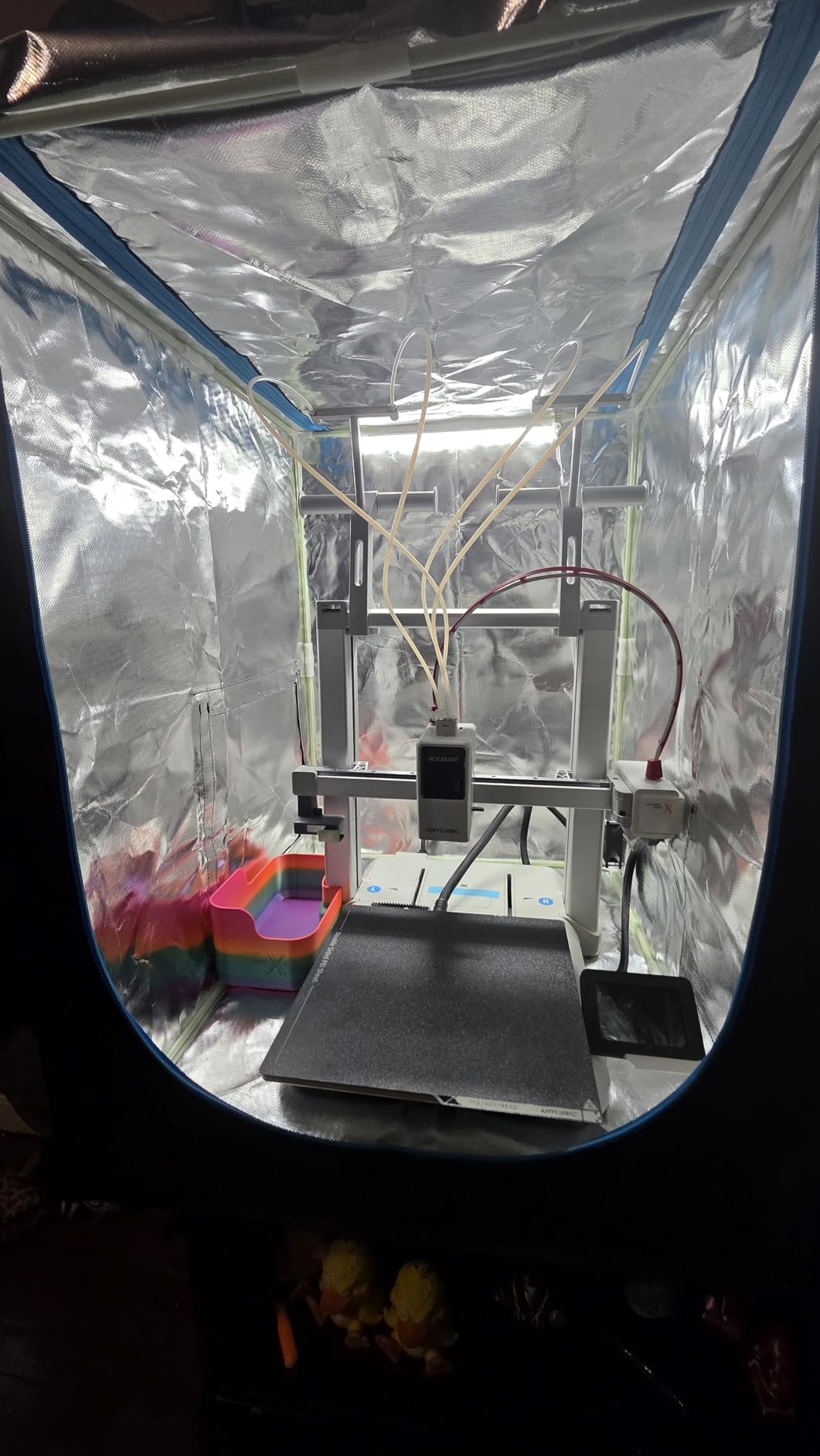 3D Printer Enclosure with Ventilation Kit, LED Light,Thermo-Hygrometer, Premium Fireproof Dustproof Tent Constant Temperature Protective Cover for Creality Ender 3 V3 SE/KE/Ender 3/3 Pro/3V2/3S1/Neo customer photo 2
