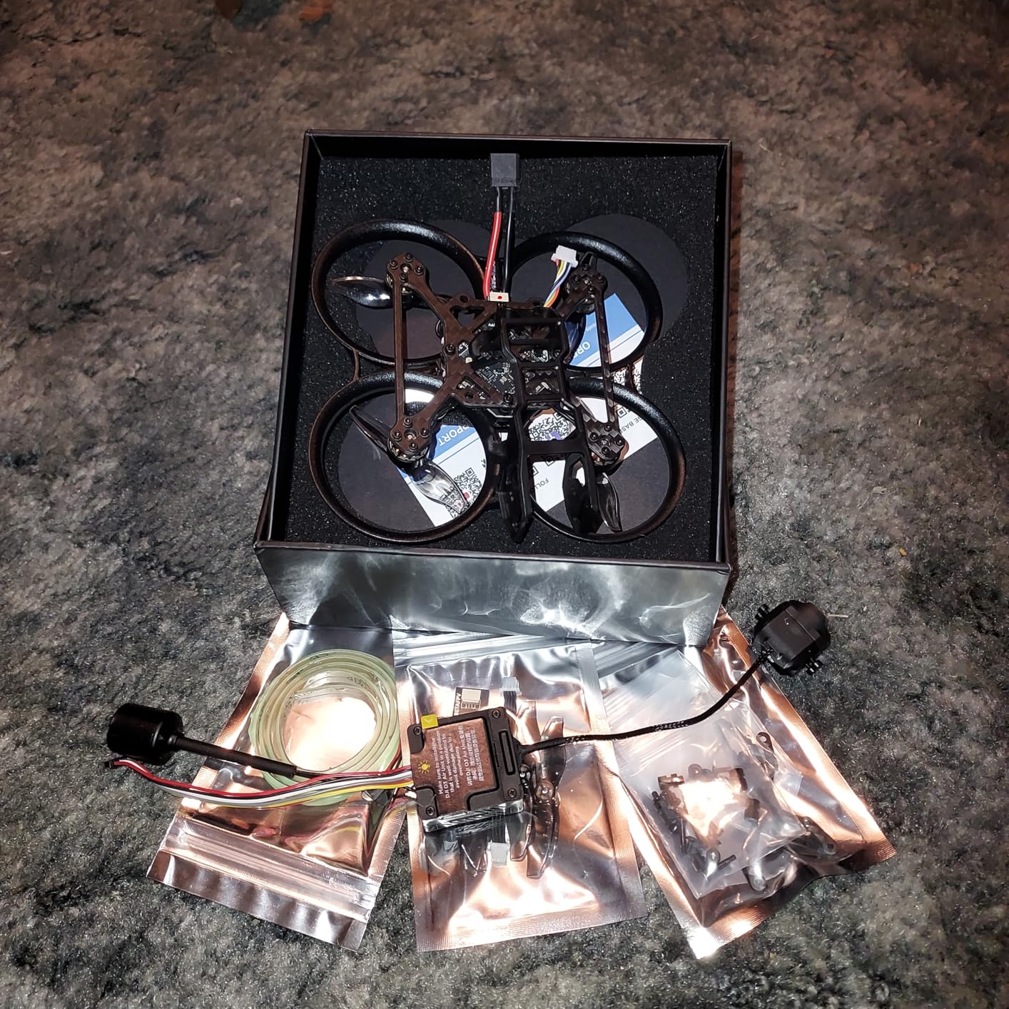 BETAFPV ExpressLRS V3 Pavo20 Brushless Whoop Quadcopter with HD Digital Bracket for O3 Air Unit, F4 2-3S 20A FC, 1103 8500KV Motor, COB LED Strip customer photo 1