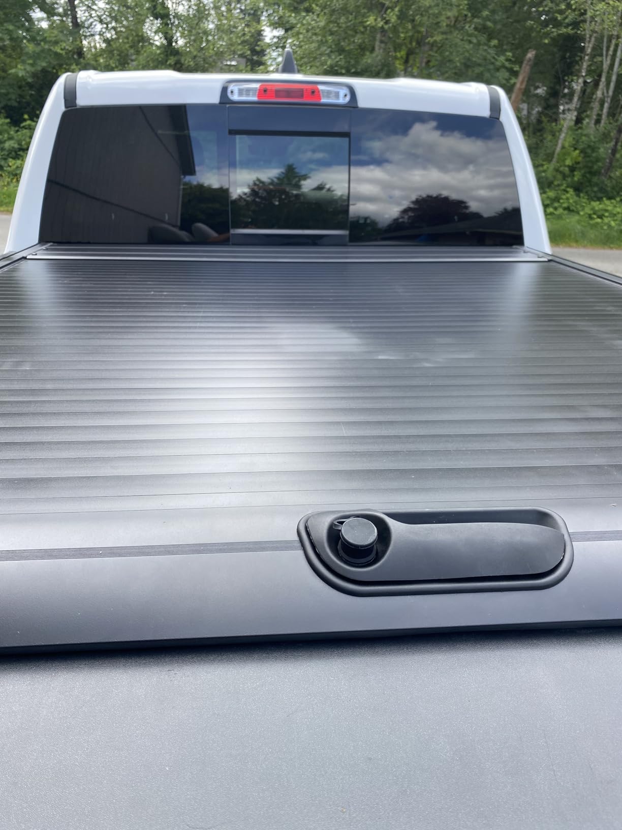 Retractable Hard Tonneau Cover Fits 2009-2026 Dodge Ram 1500 5.7ft Truck Bed Classic New Body Matte Black Aluminum customer photo 1