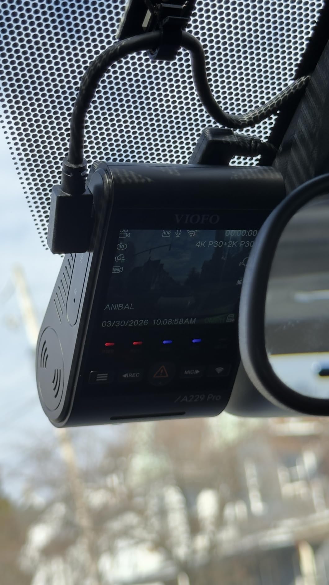 VIOFO A229 Pro 3 Channel 4K HDR Dash Cam, Dual STARVIS 2 Sensors IMX678 & IMX675, 4K+2K+1080P Front Inside and Rear Triple Car Camera, 5GHz WiFi GPS, Voice Control, 24H Parking Mode customer photo 1