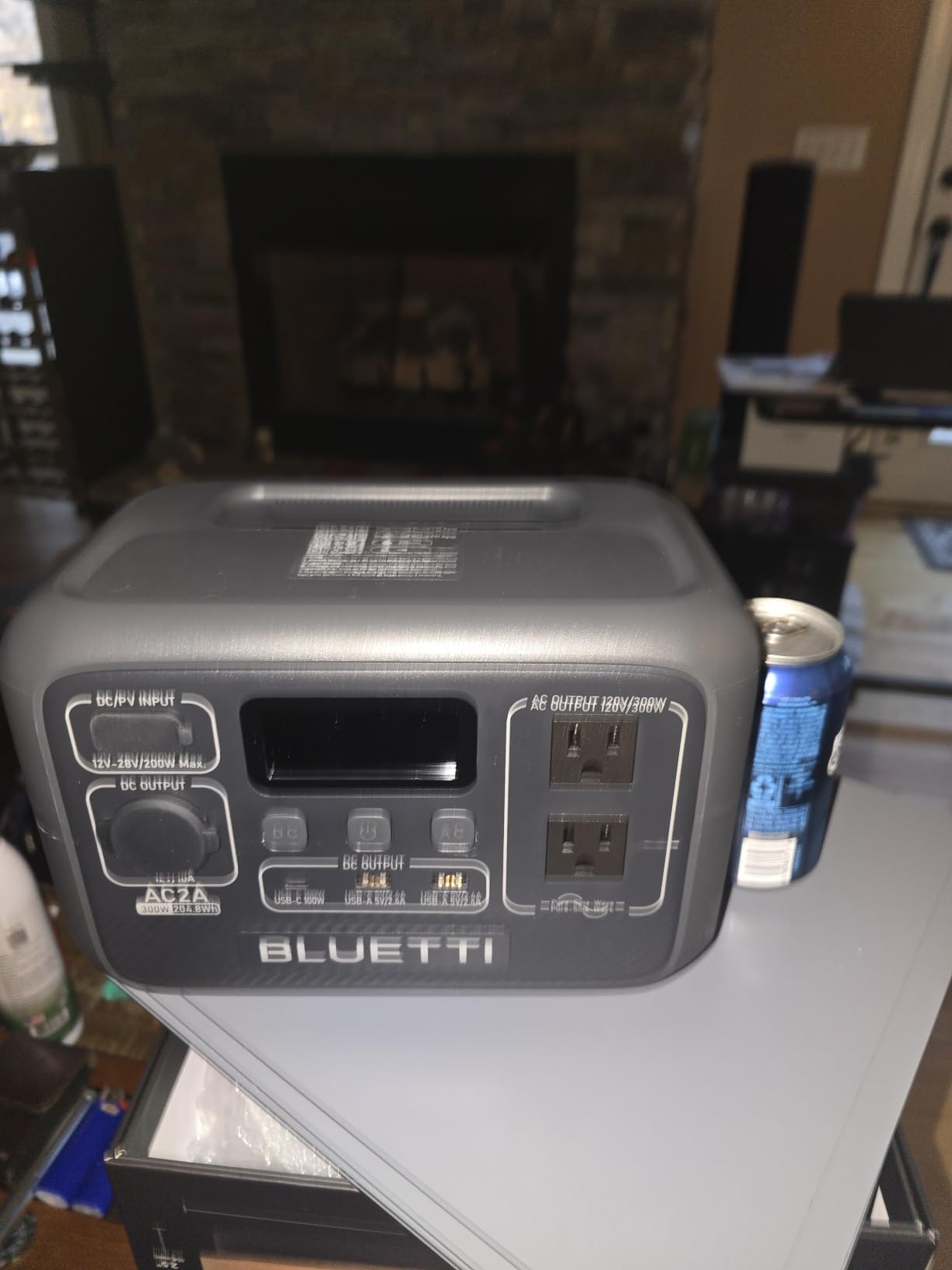 BLUETTI AC2A Portable Power Station, 204Wh Solar Generator LiFePO4 Battery Backup w/ 2 300W (600W Power Lifting) AC Outlets, Recharge from 0-80% in 45 Min, for Camping customer photo 1