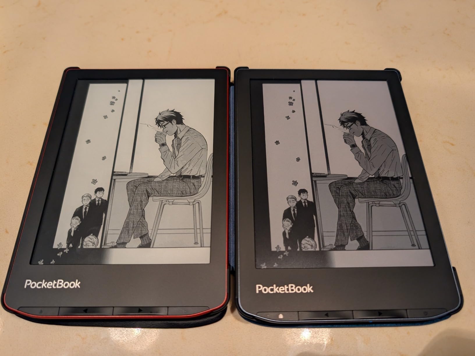 PocketBook InkPad Color 3 E Ink E-Reader 32GB - Enhanced 7.8'' Color E-Paper Display - Eye-Friendly Audio-Book & E-Book Reader - Text-to-Speech - SMARTlight, Bluetooth, Built-in Speaker - Waterproof customer photo 1