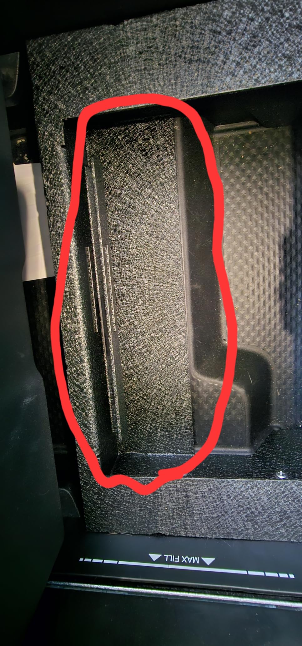 WASAI Center Console Safe Gun Vault for RAM 1500/2500/3500 LARAMIE/BIGHORN/POWERWAGON 2019-2026 - Fingerprint Lock customer photo 1