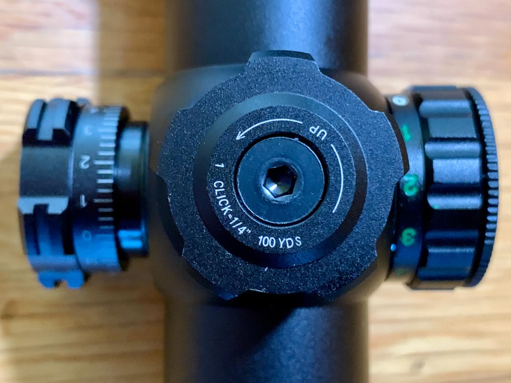 Crossbow Scope 1.5-5x32, with Locking Ring, 250-450 FPS Speed Adjustment, Speedlock Scope, 20-100 Yards, Etched Glass Reticle, Red Green Illuminated Optic Crossbow Scope for Hunting customer photo 1