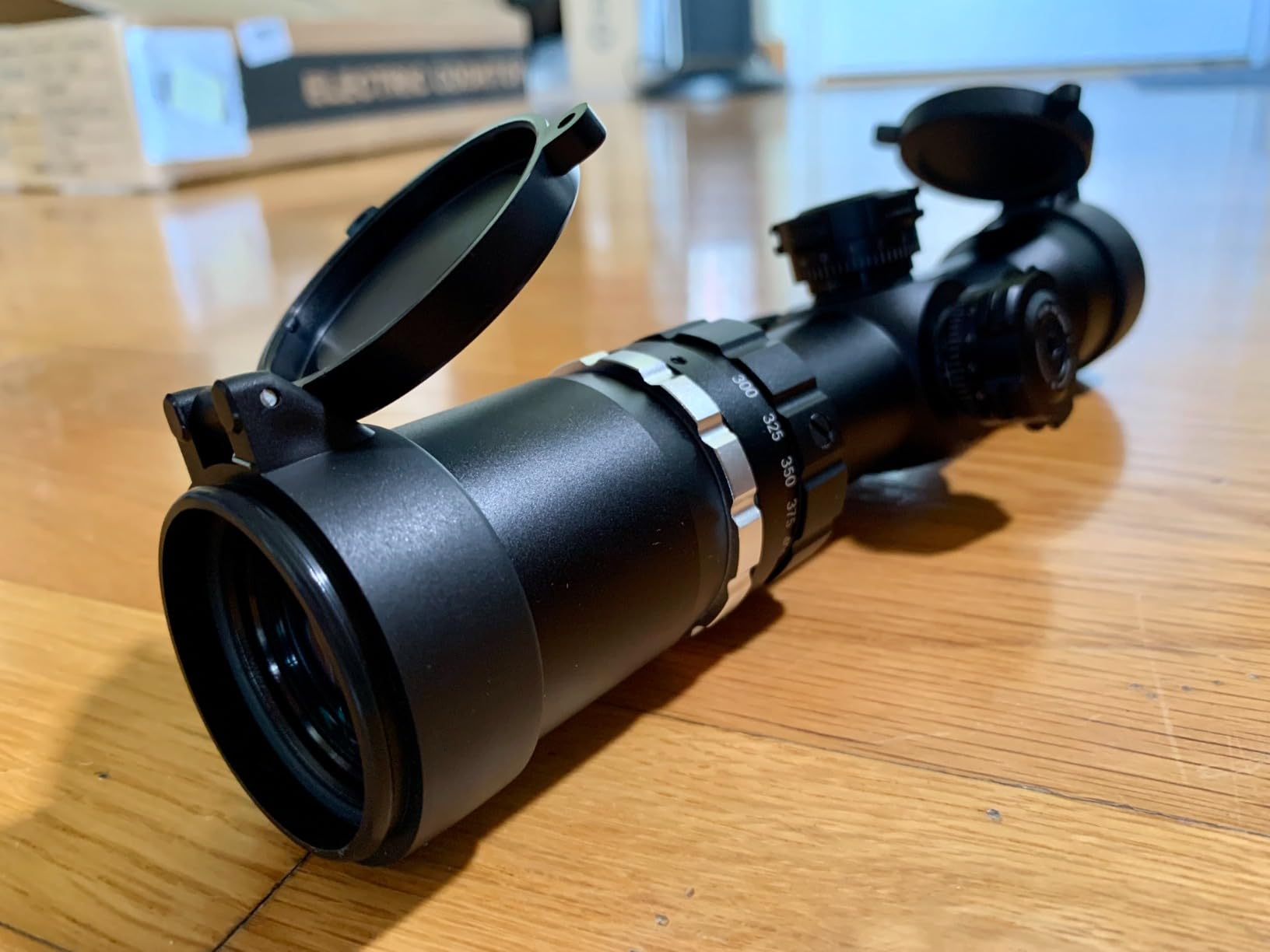 Crossbow Scope 1.5-5x32, with Locking Ring, 250-450 FPS Speed Adjustment, Speedlock Scope, 20-100 Yards, Etched Glass Reticle, Red Green Illuminated Optic Crossbow Scope for Hunting customer photo 2