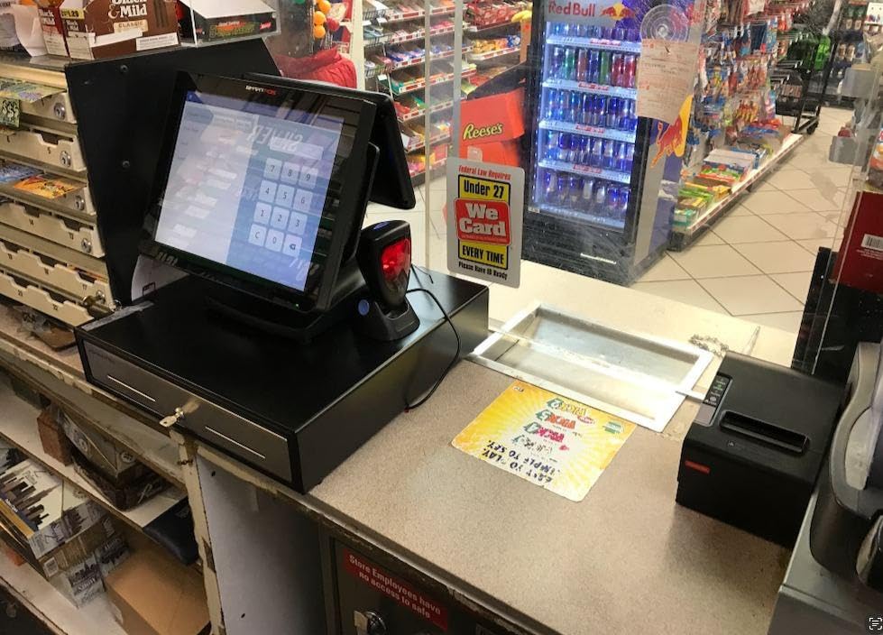 All-in-One SmartPOS-129 Professional Cash Register for Small Business, POS Bundle Includes: Cashier Touch Screen Monitor, Customer-Facing Display, Cash Drawer, Thermal Printer, 2D Barcode Scanner customer photo 1