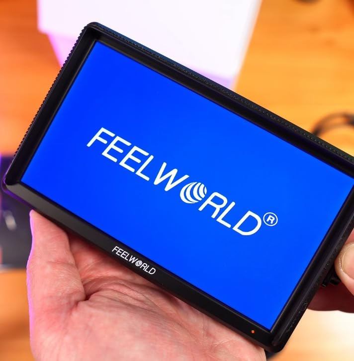FEELWORLD S55 V3 6 inch Camera DSLR Field Monitor with F550 Battery 2200mAh and Case, Small Full HD 1920x1080 IPS LUT Video Peaking Focus Assist with 4K HDMI 8.4V DC Input Output Include Tilt Arm customer photo 1